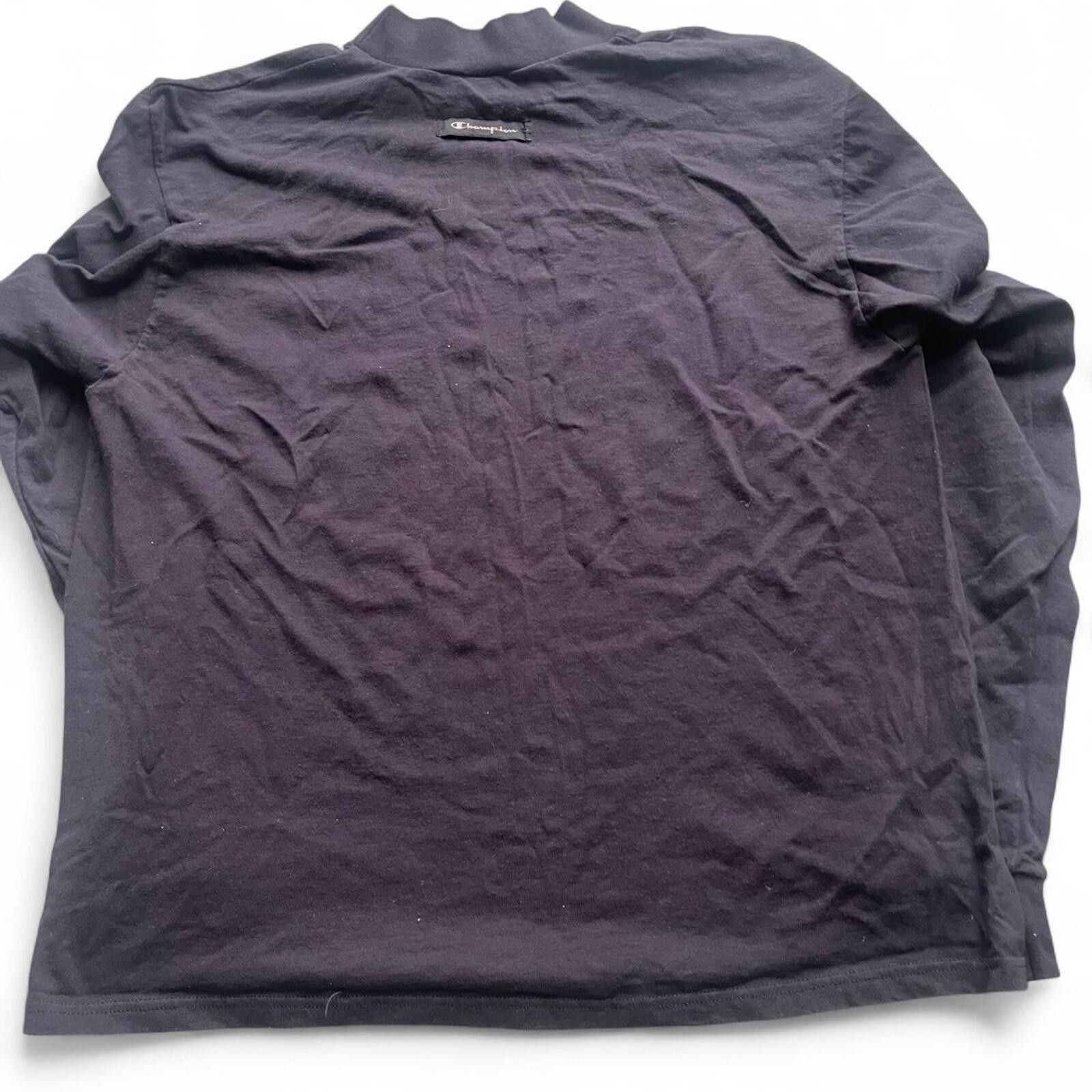 Champion 1990's Champion Long Sleeve Embroidered Neckline Logo Sz XL Size US XL / EU 56 / 4 - 2 Thumbnail