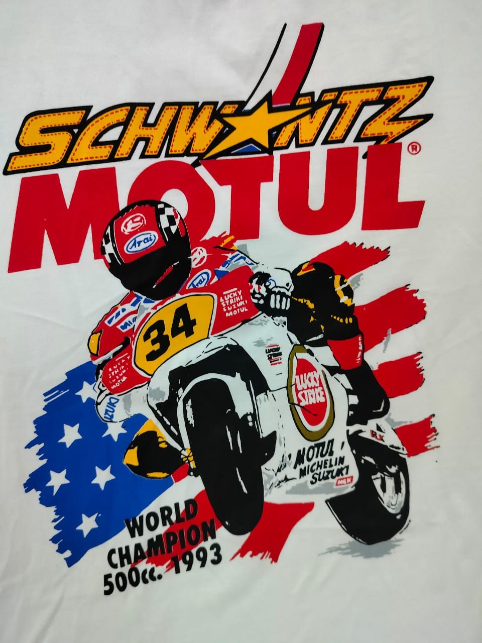 Sports Specialties Kevin Schwantz Suzuki Lucky Strike t-shirt Size US XL / EU 56 / 4 - 3 Thumbnail