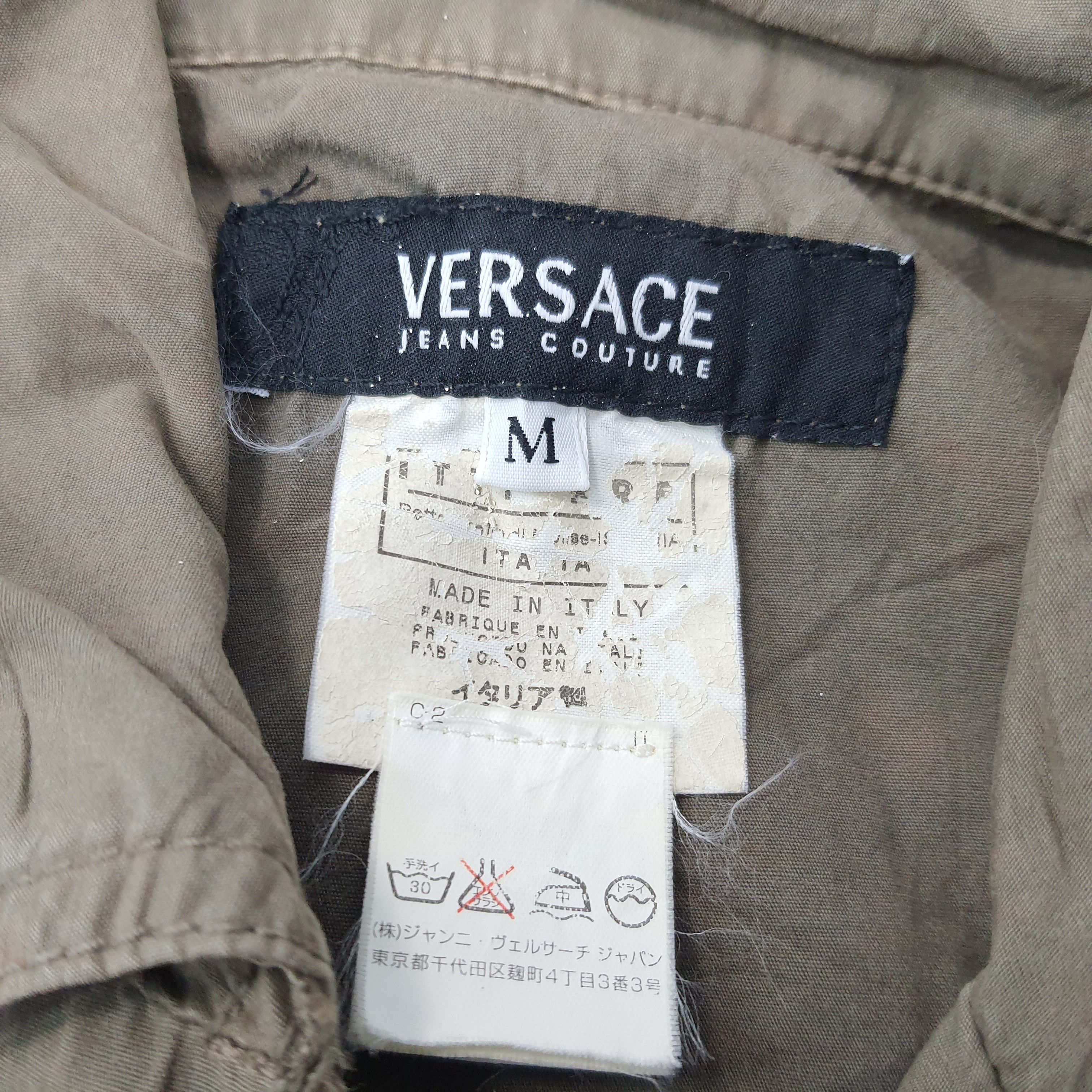 Versace Jeans Couture × Vintage Vintage Versace Jeans Couture Jacket C221N2 Size XS / US 0-2 / IT 36-38 - 3 Thumbnail