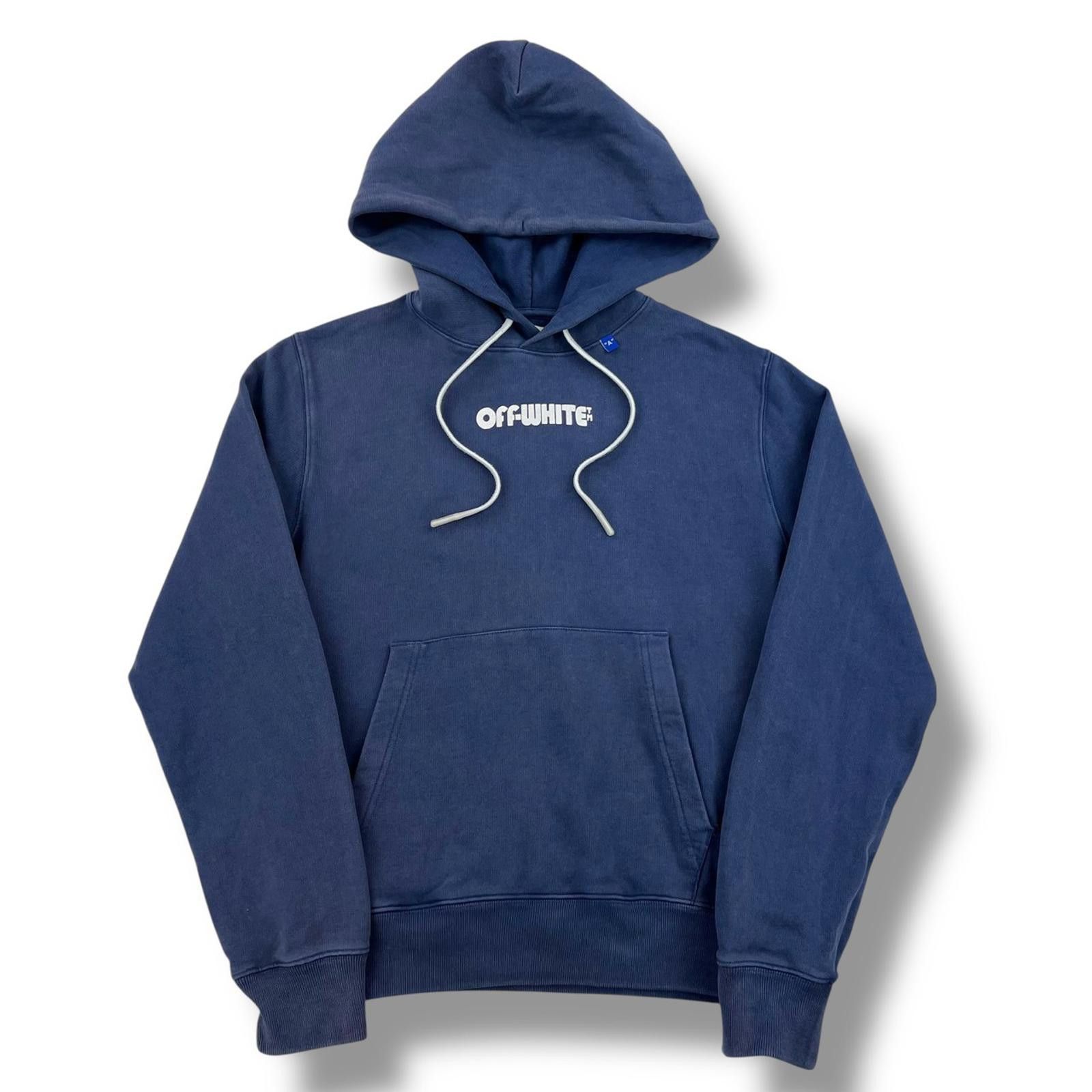 Off-White Off-White Skeletons Blue Hoodie Size US S / EU 44-46 / 1 - 2 Thumbnail