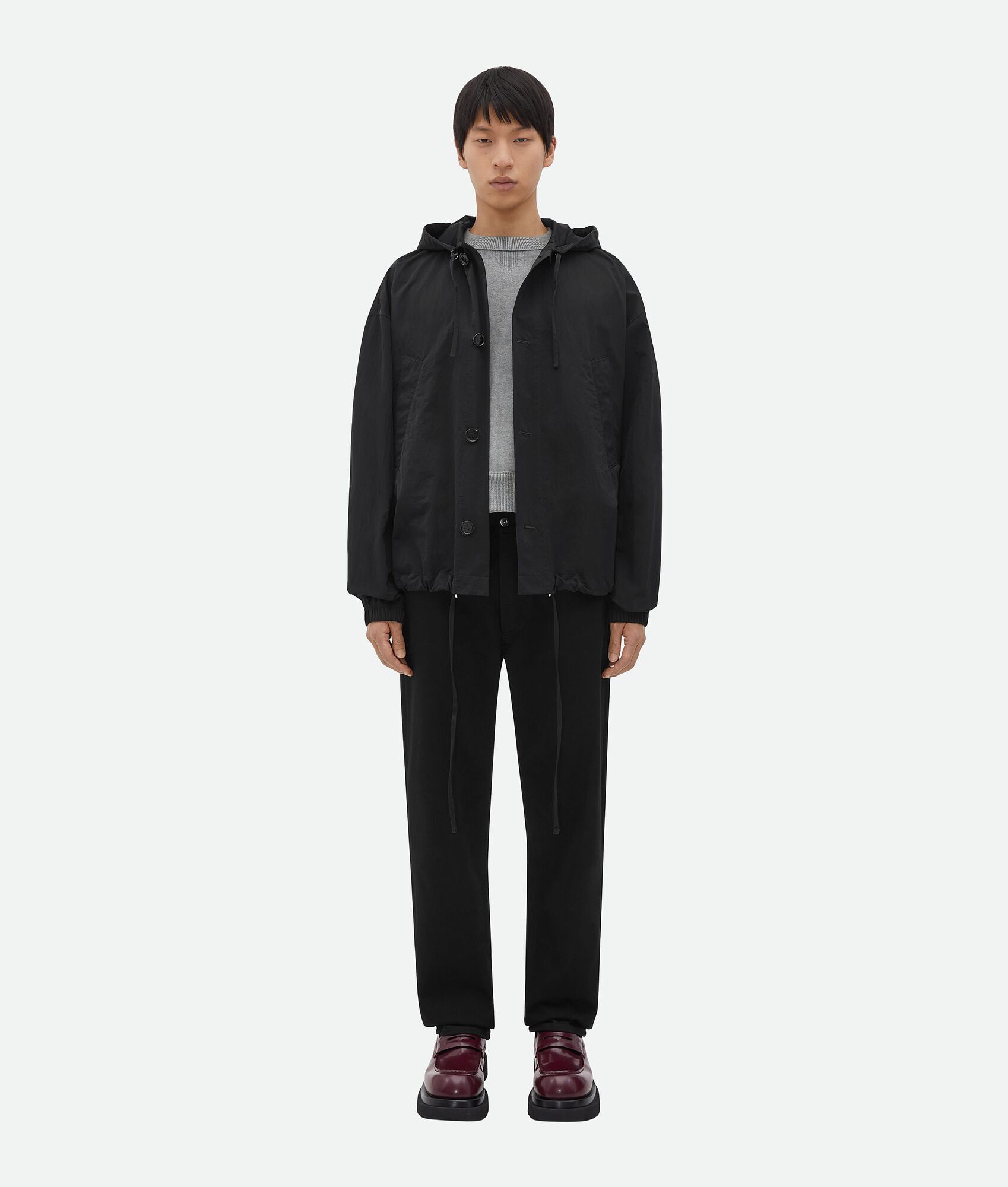 Bottega Veneta o1s1rm0925 Packable Tech Nylon Parka in Black Size US L / EU 52-54 / 3 - 4 Thumbnail
