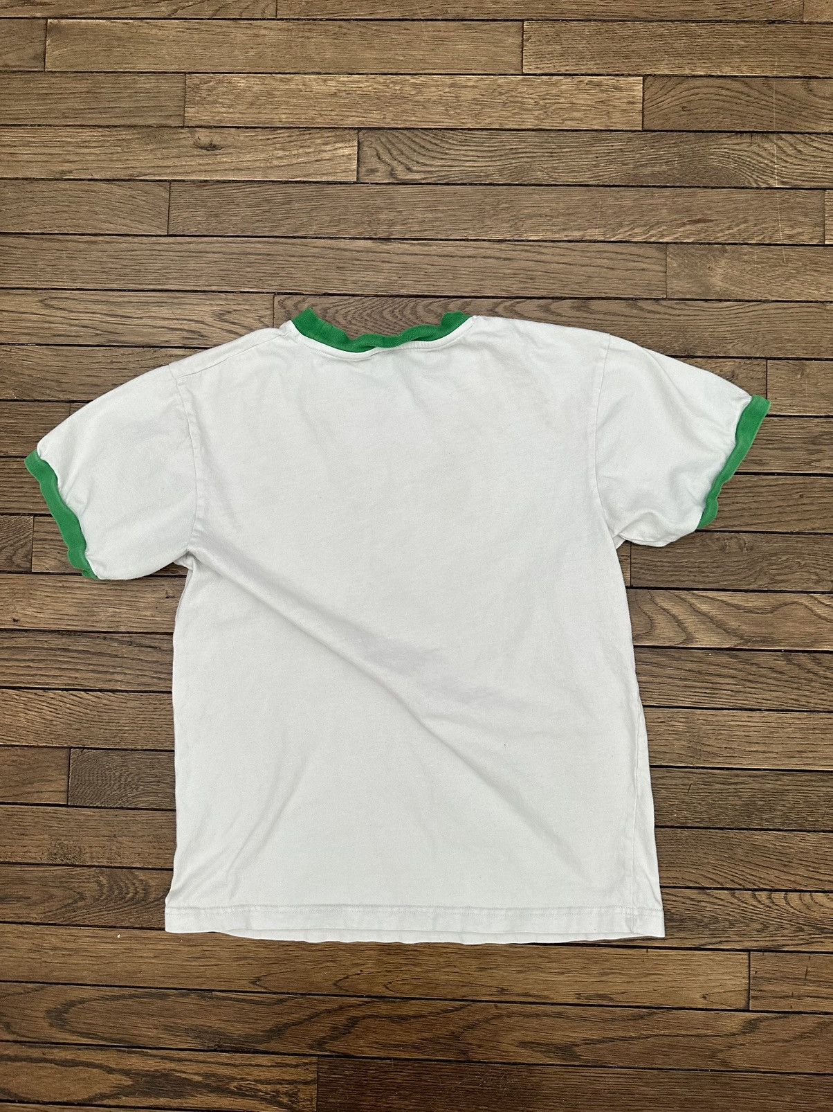 Golf Wang Golf Wang Heart "Romeo" Ringer White + Green Tee Sz. Medium Size US M / EU 48-50 / 2 - 5 Thumbnail