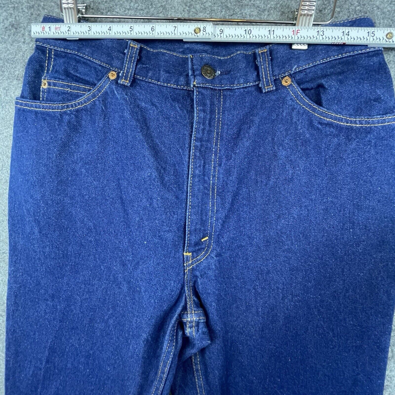 Levi's Vintage Levi's Miss Jeans Womens 16 Taper Orange Tab Batwing Size 38" / US 16 / IT 52 - 8 Thumbnail