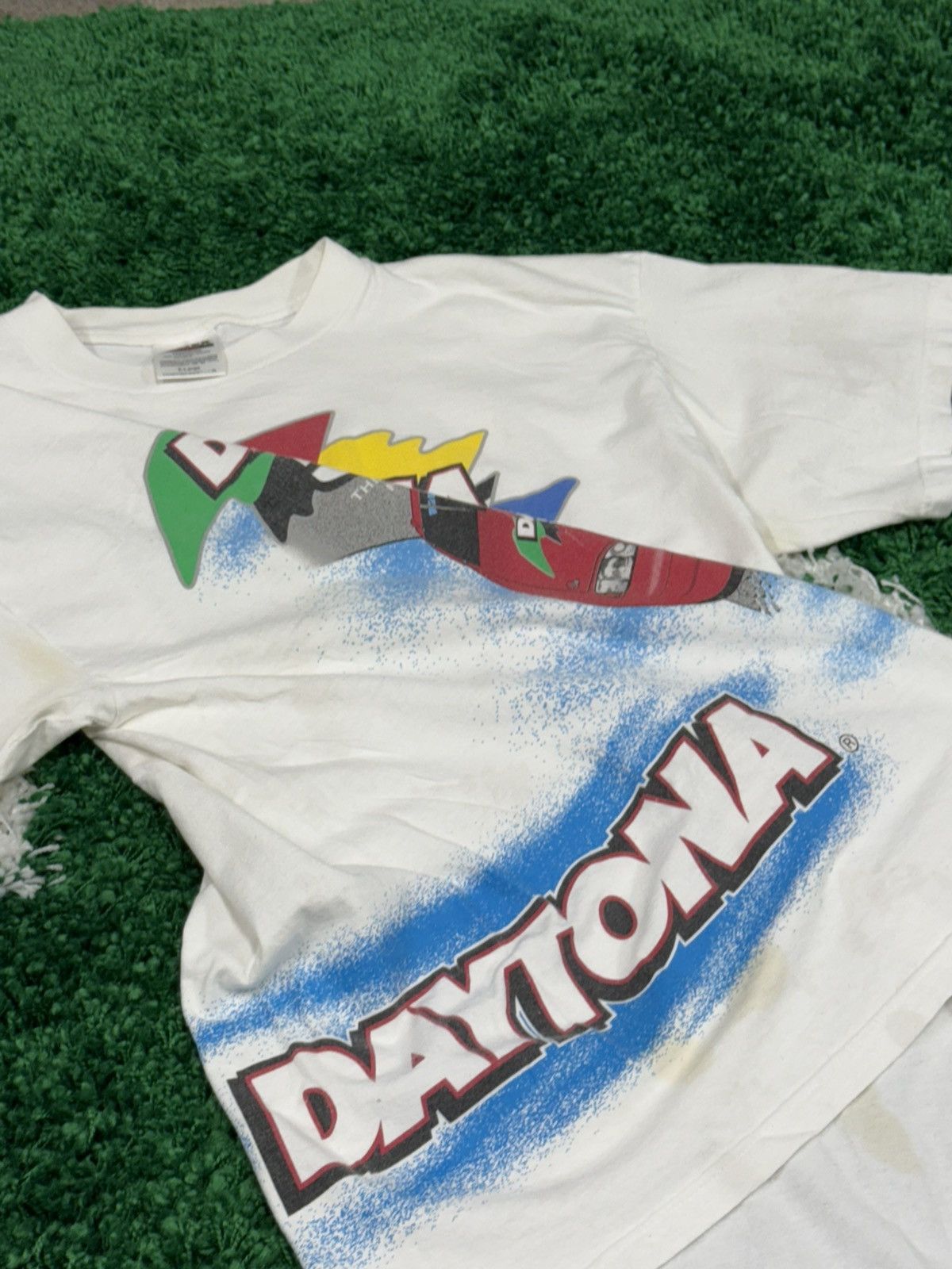 Vintage Vintage NASCAR Daytona 1999 Tulex Thunder Beach All Print XL Size US XL / EU 56 / 4 - 5 Thumbnail