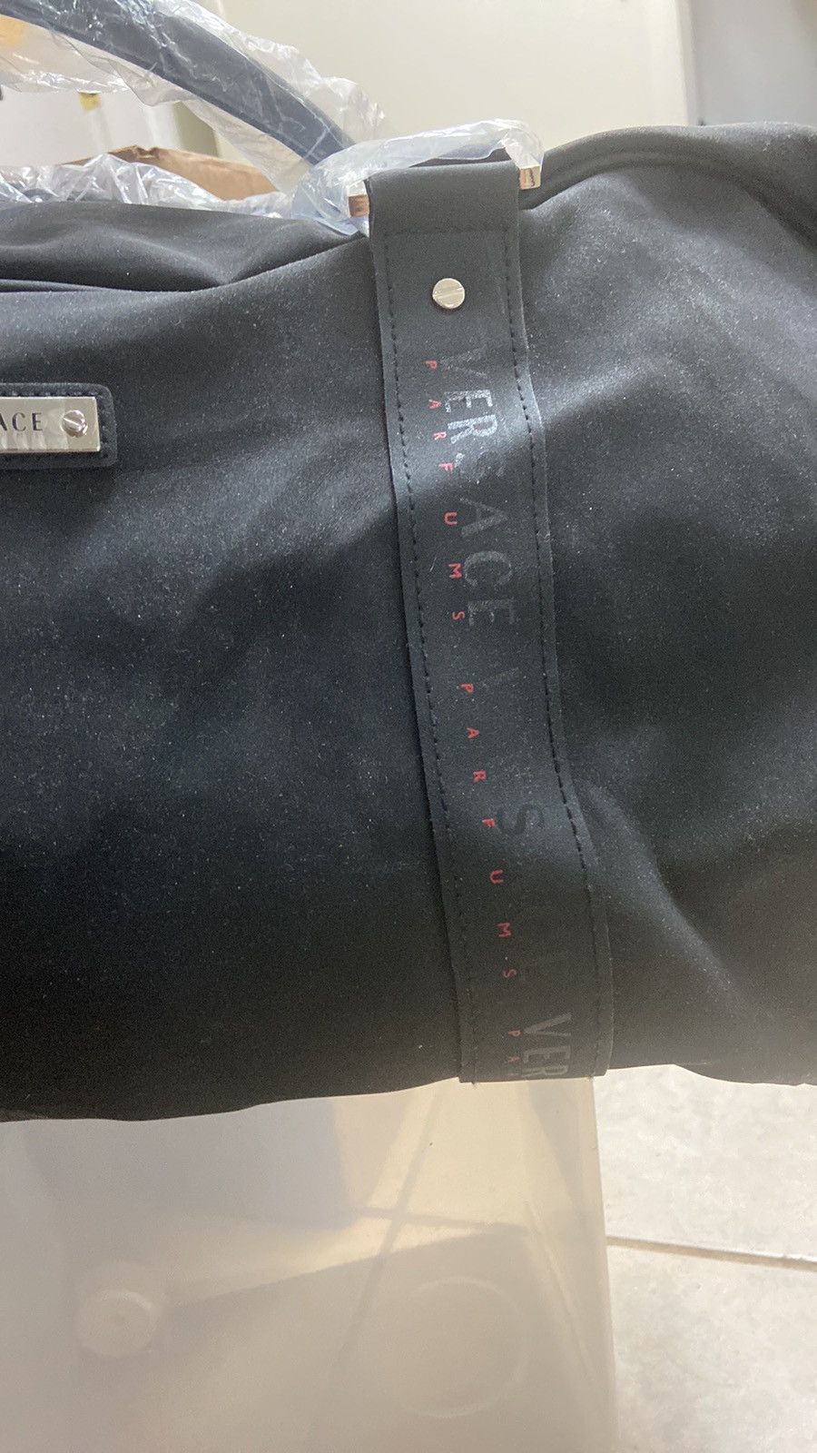 Versace Versace Parfums Black Duffle Bag Size ONE SIZE - 3 Thumbnail
