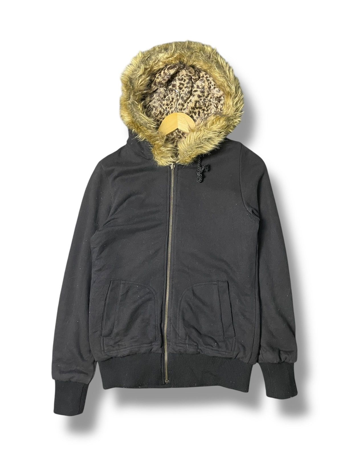 If Six Was Nine One Way Reversible Leopard Hooded Jacket (69) Size US M / EU 48-50 / 2 - 1 Thumbnail