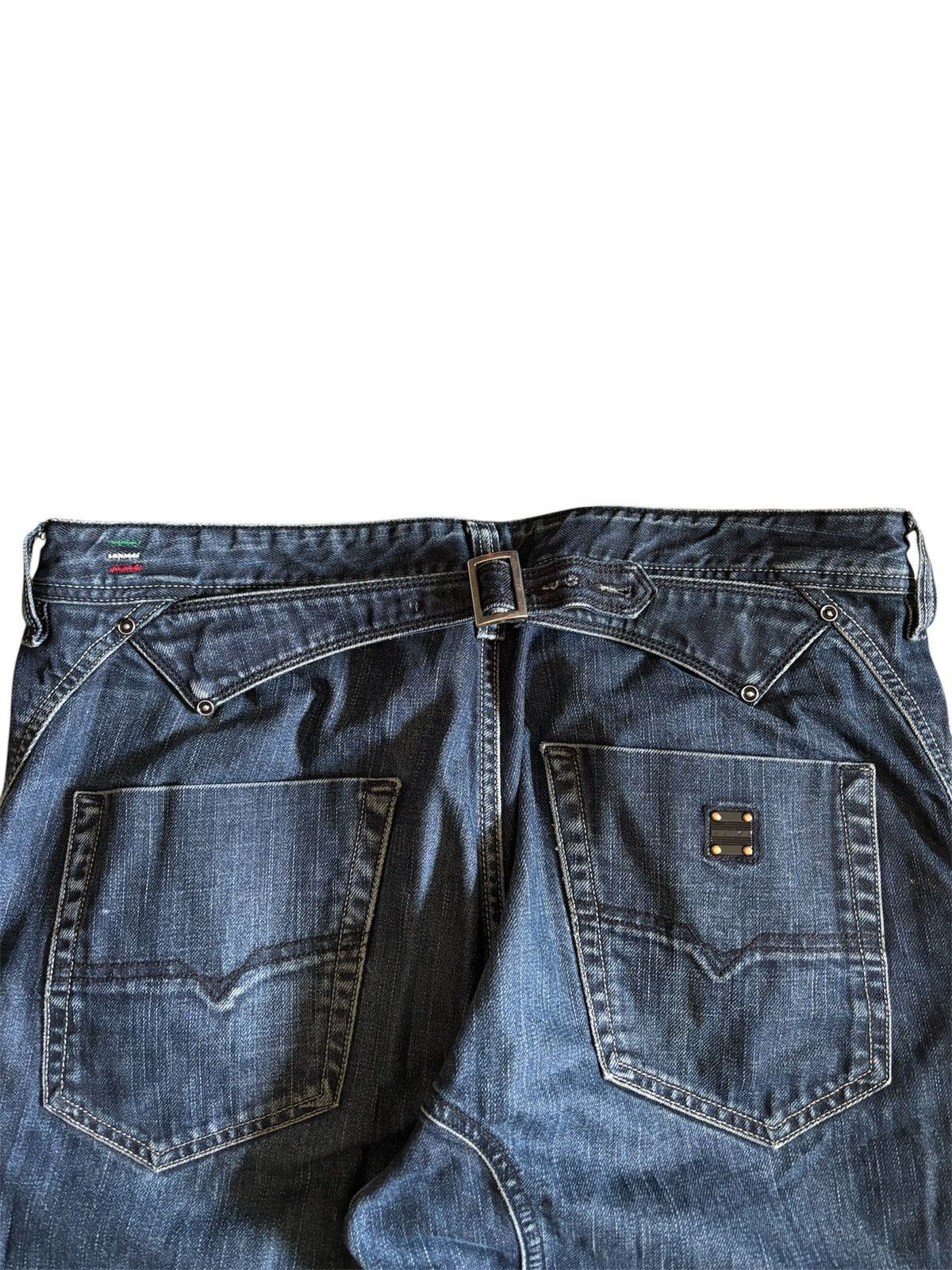 Diesel Vintage crazy diesel streetwear denim jeans Size US 34 / EU 50 - 2 Thumbnail