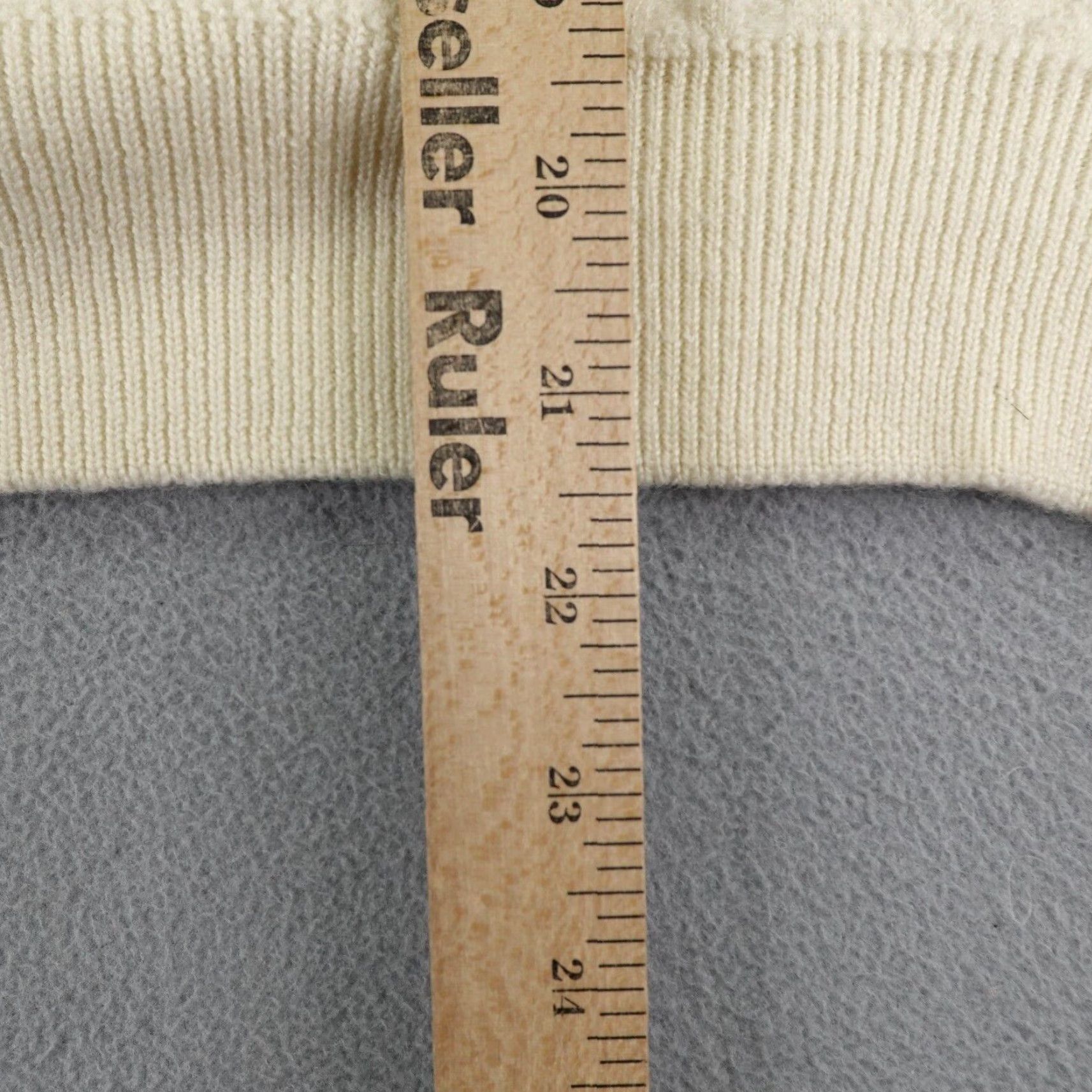 Vintage Giorgiolini Sweater Womens Large White Cable Knit Pullover Regular Fit Wool Blend Outdoor Size L / US 10 / IT 46 - 7 Thumbnail