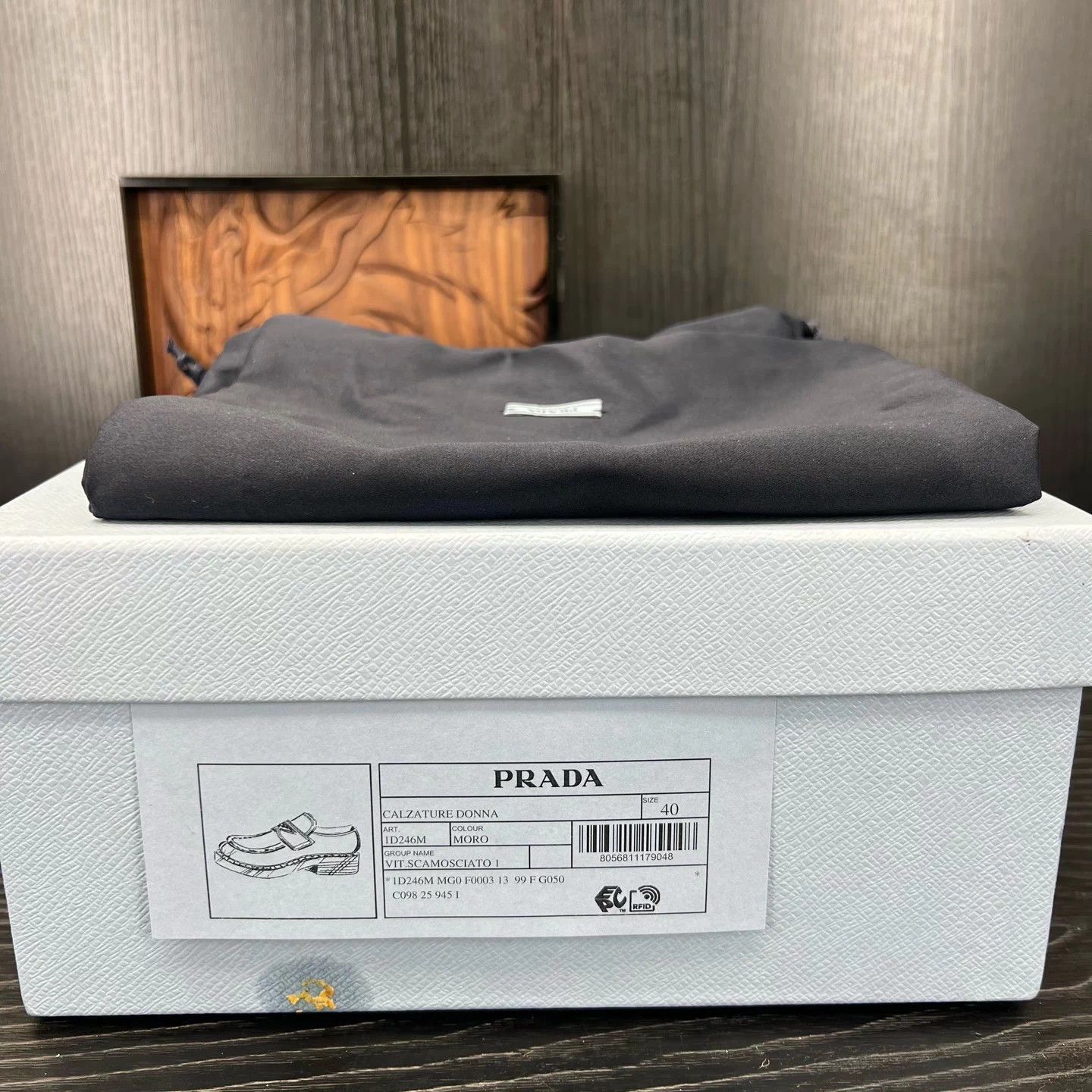 Prada Prada Choc Brown Loafers 40 Near Mint Original Box Size US 7 / EU 40 - 9 Thumbnail