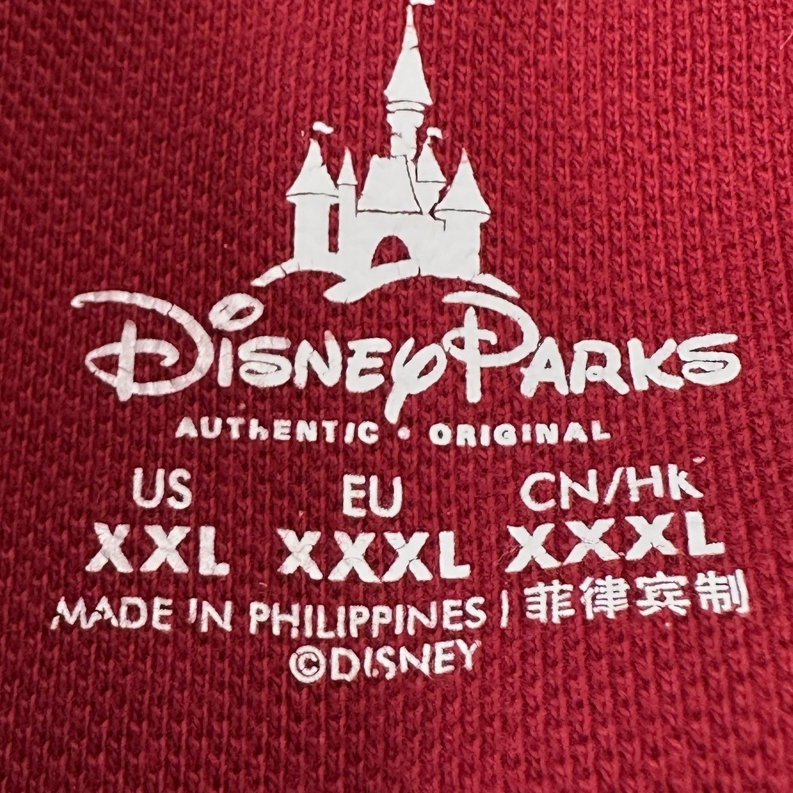 Disney Disney Parks Mickey Mouse Men's Short Sleeve Polo XXL Red Size US XXL / EU 58 / 5 - 7 Thumbnail