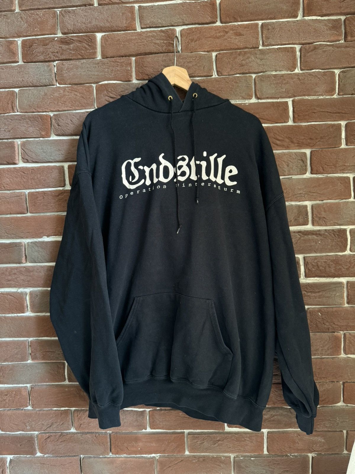 Rare Vintage 00s Endstille Black Metal Band Hoodie 2XL logo