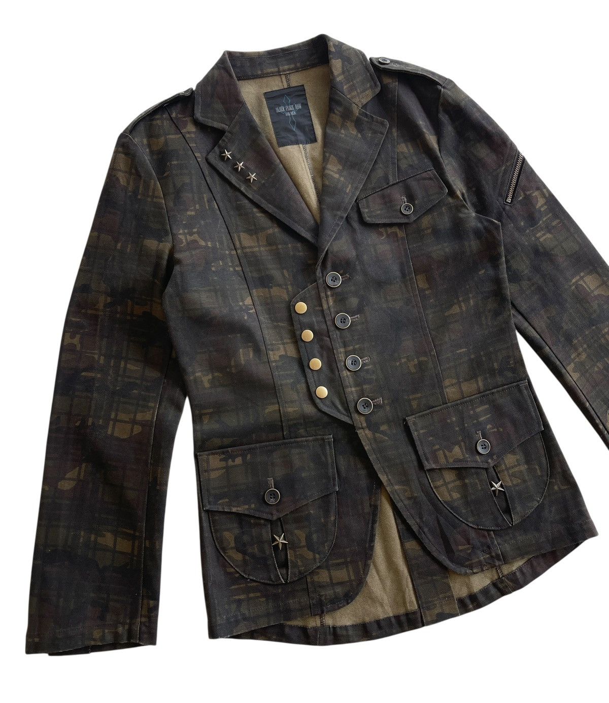 Japanese Brand Black Peace Now For Men Camouflag Chore Jacket Size US S / EU 44-46 / 1 - 5 Thumbnail
