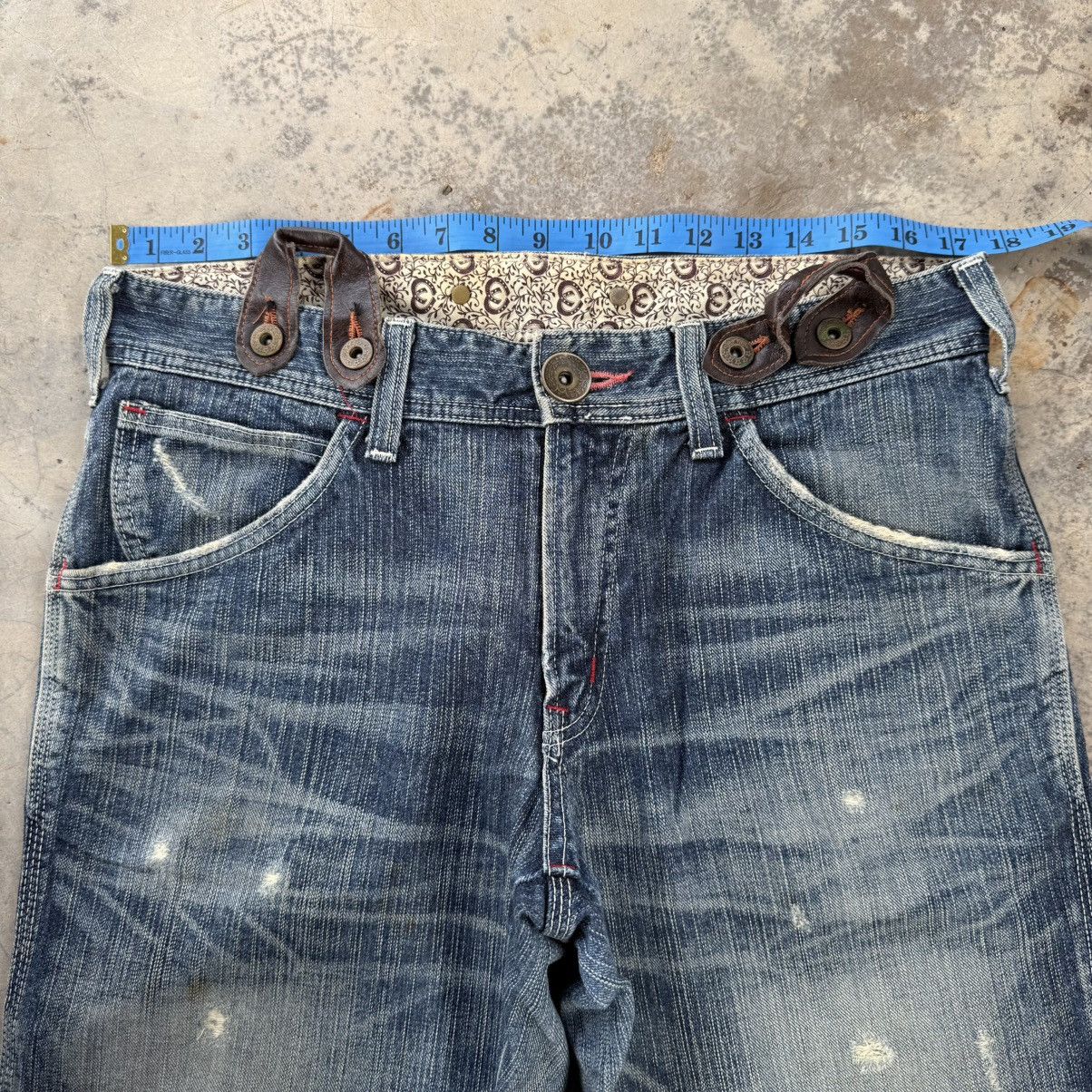 Edwin VINTAGE EDWIN BLUE TRIP FADED JEAN DENIM PANTS Size US 35 - 6 Thumbnail