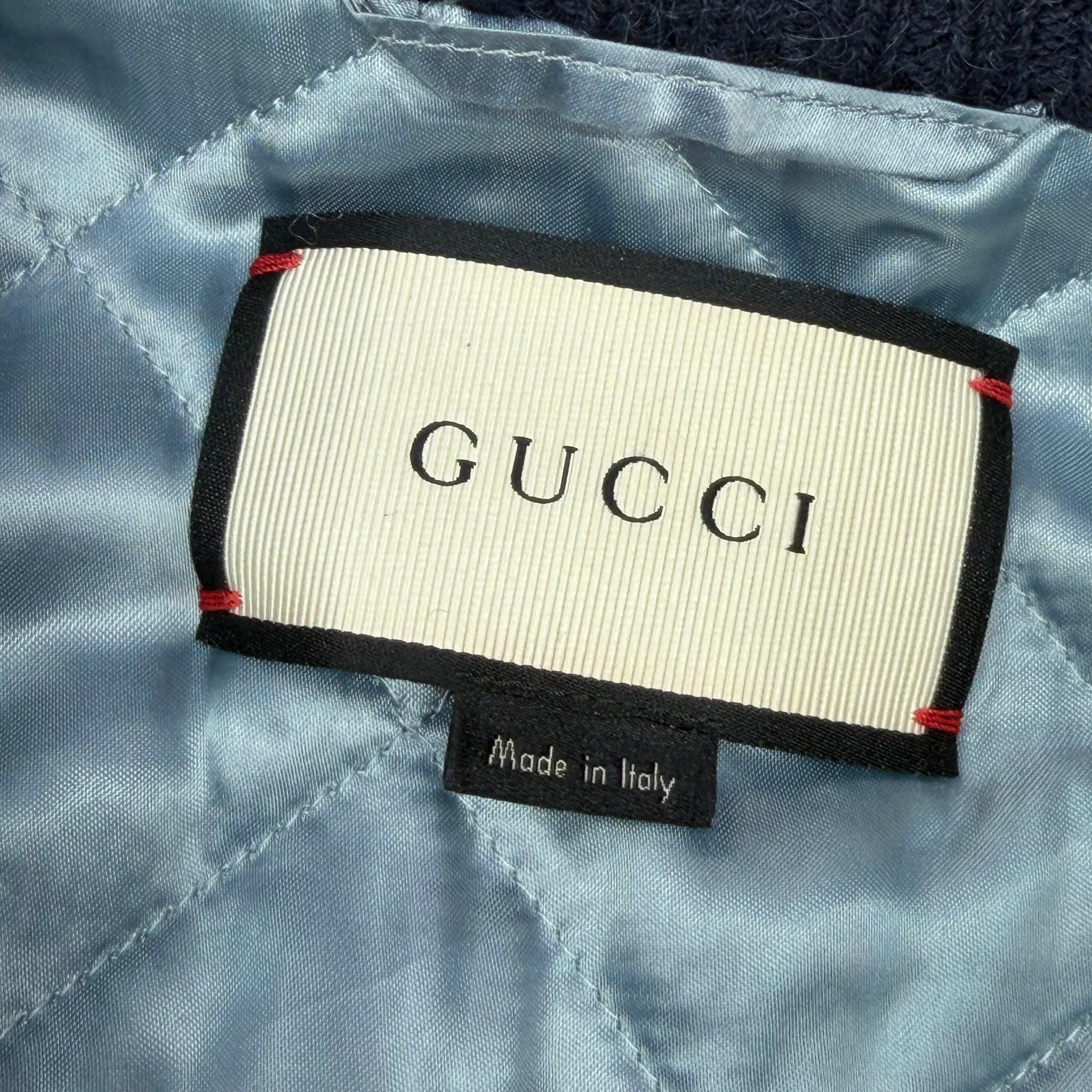 Gucci Gucci Floral Studded Varsity Jacket 44 (XS) Size US XS / EU 42 / 0 - 6 Thumbnail
