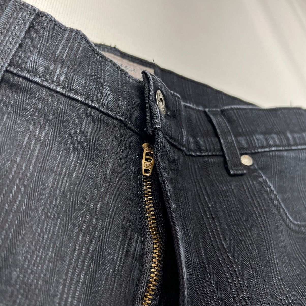 Vintage Christopher J Jeans Black Denim Y2K Grunge Baggy Faded Wide Size US 34 / EU 50 - 8 Thumbnail
