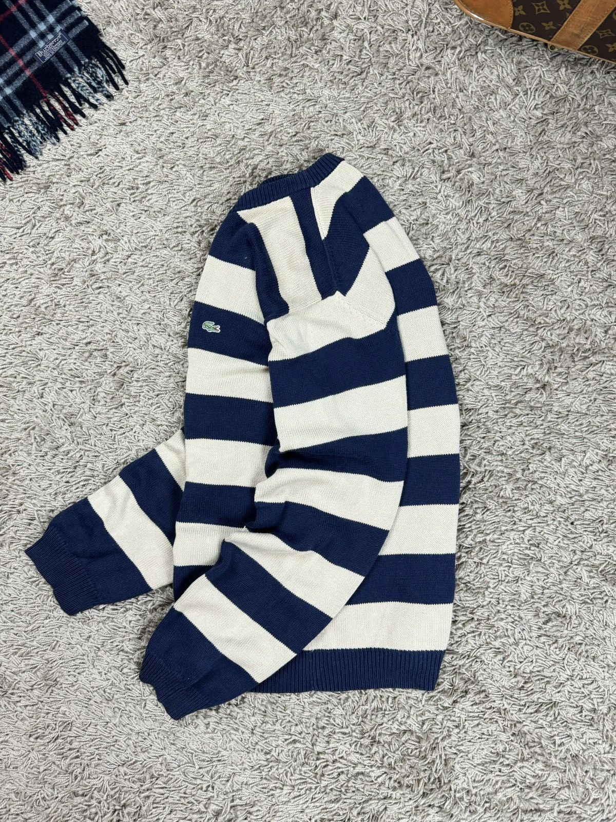 Lacoste Sweater crewneck Lacoste original old money item Size US L / EU 52-54 / 3 - 1 Thumbnail
