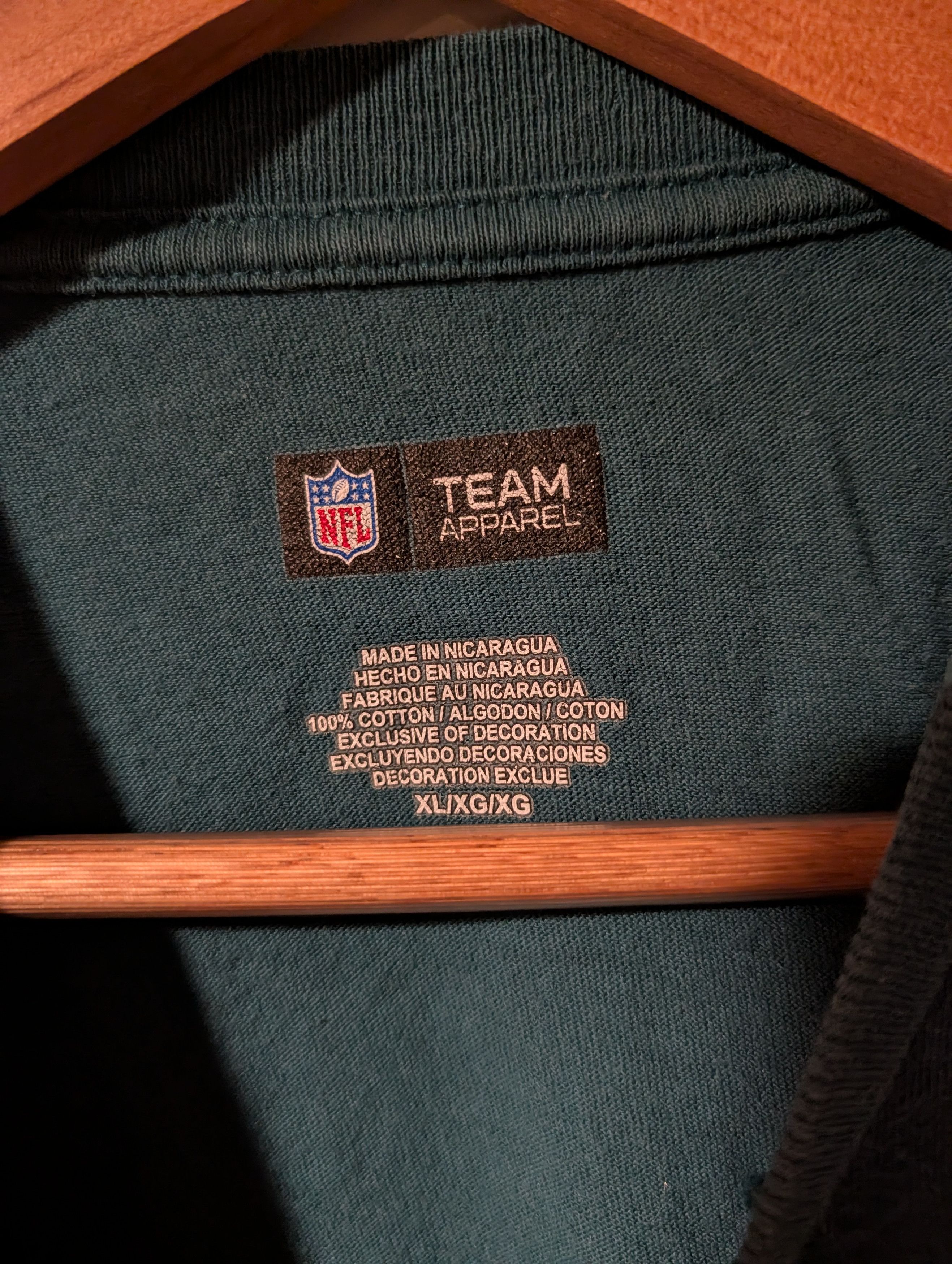 NFL Philadelphia Eagles NFL Team Apparel Spell Out T-Shirt Size US XL / EU 56 / 4 - 3 Thumbnail