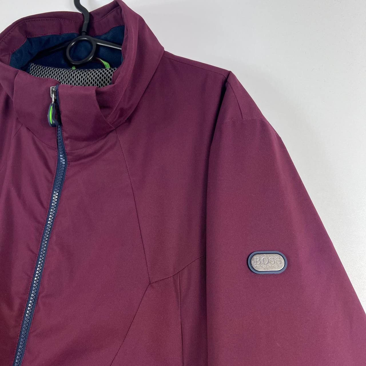Hugo Boss Hugo Boss Green Collection Jacket Burgundy Windbreaker Sz L Size US L / EU 52-54 / 3 - 2 Thumbnail