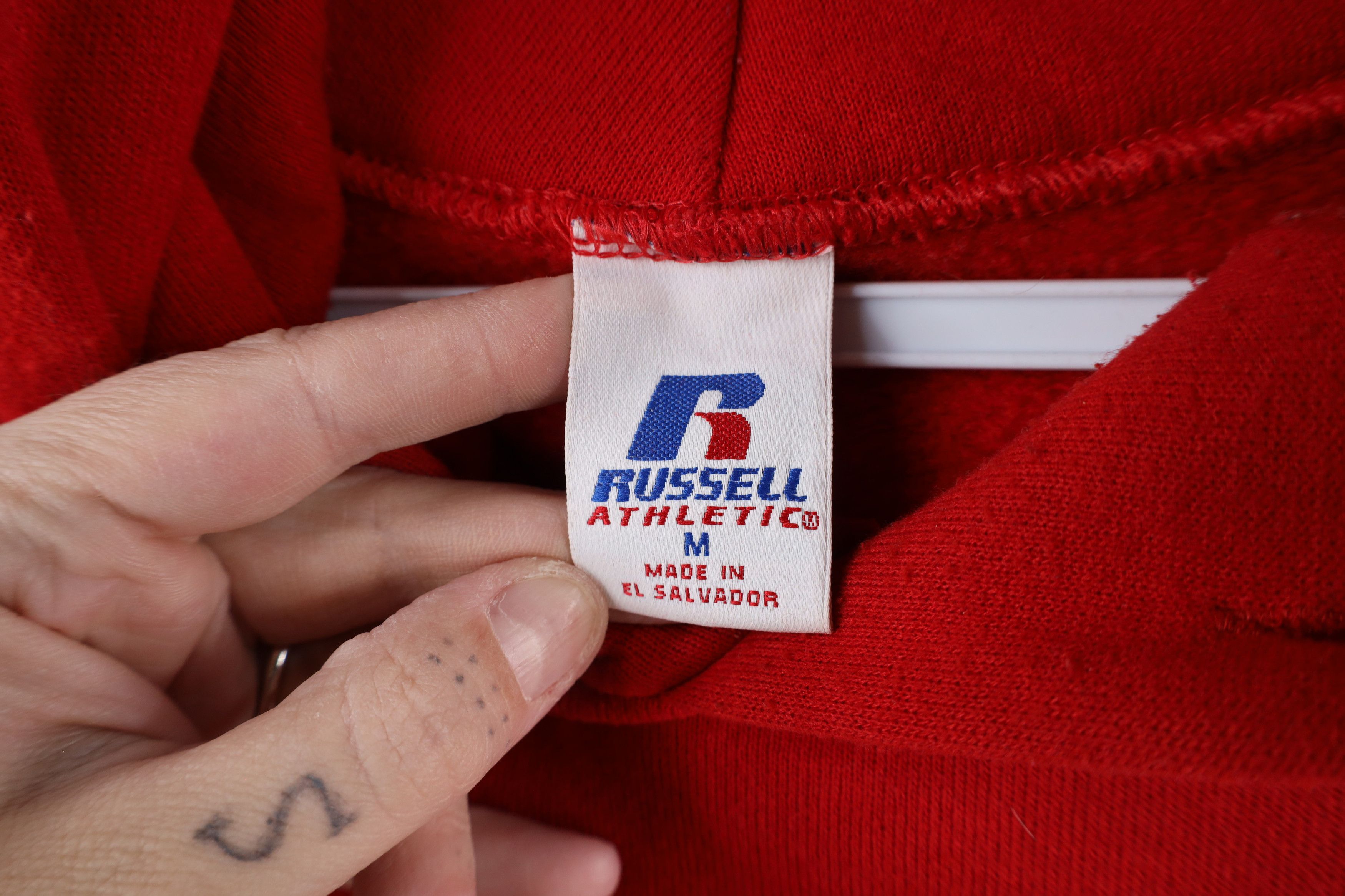 Russell Athletic × Vintage Vintage Russell Athletic Spell Ohio State University Hoodie Size US M / EU 48-50 / 2 - 9 Thumbnail