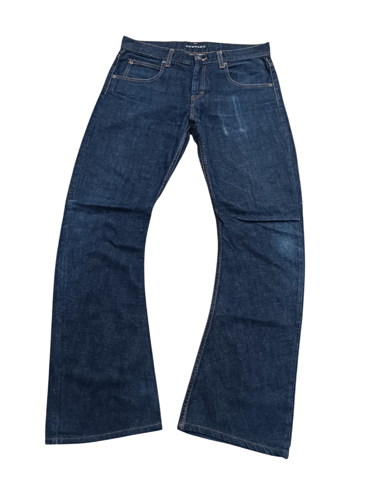 Japanese Brand FLARED💥GENNARO TWISTED LEG DENIM PANT Size US 34 / EU 50 - 4 Thumbnail