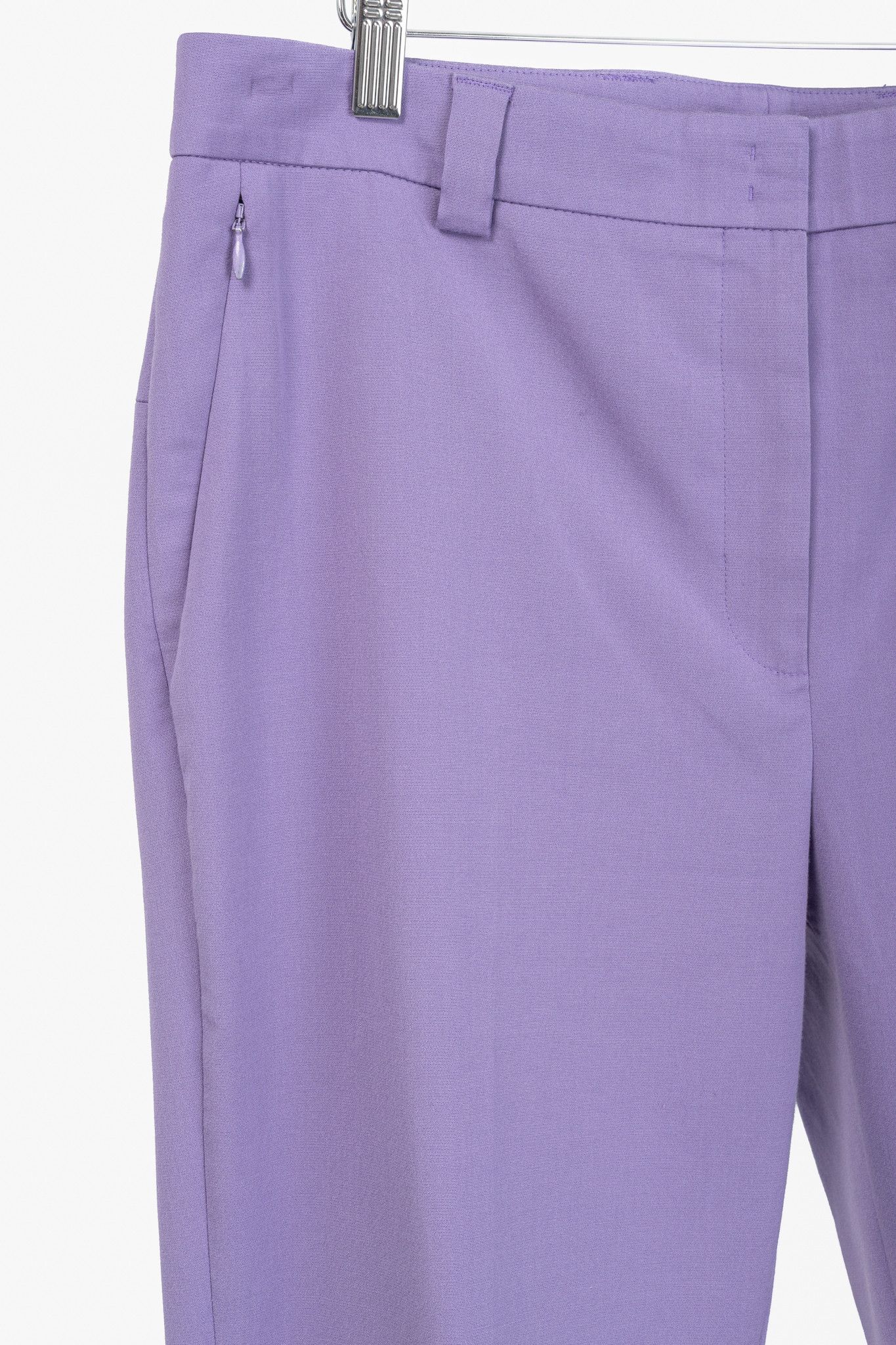 Akris Akris Maxima Cotton & Silk Cropped Straight-Leg Pants Size 32" / US 10 / IT 46 - 4 Thumbnail