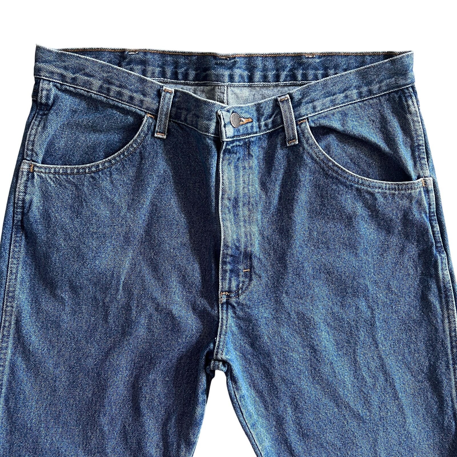 Rustler Rustler Classic Straight Leg Jeans Blue Denim Men 36x32 Size US 36 / EU 52 - 2 Thumbnail