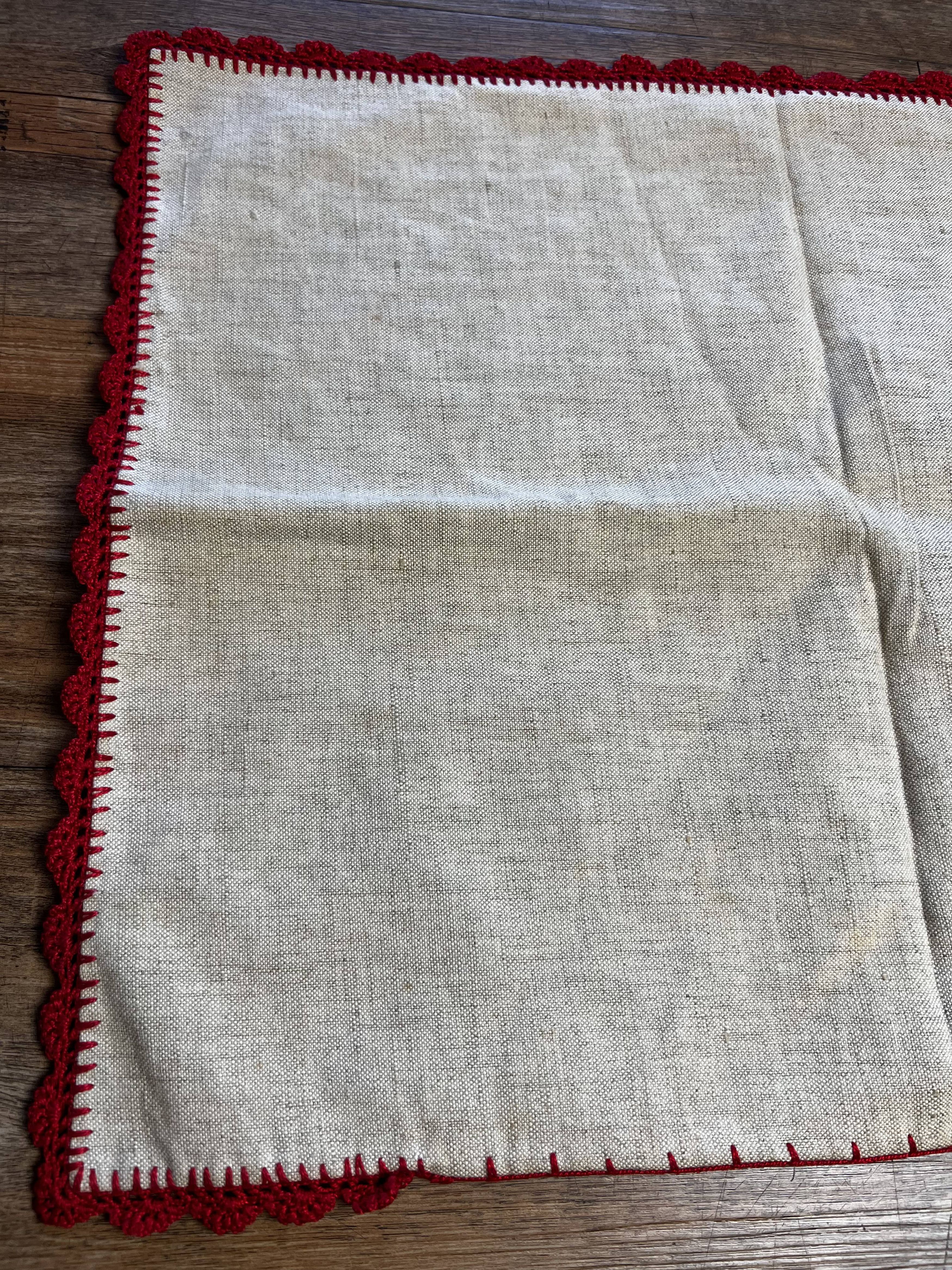 Vintage Vintage Needle Point Cross Stitch Throw Pillow Case Size ONE SIZE - 13 Thumbnail