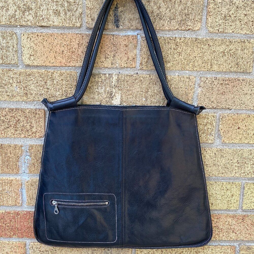 Vintage Vintage Christopher Kon Purse Handbag Black Size ONE SIZE - 1 Thumbnail