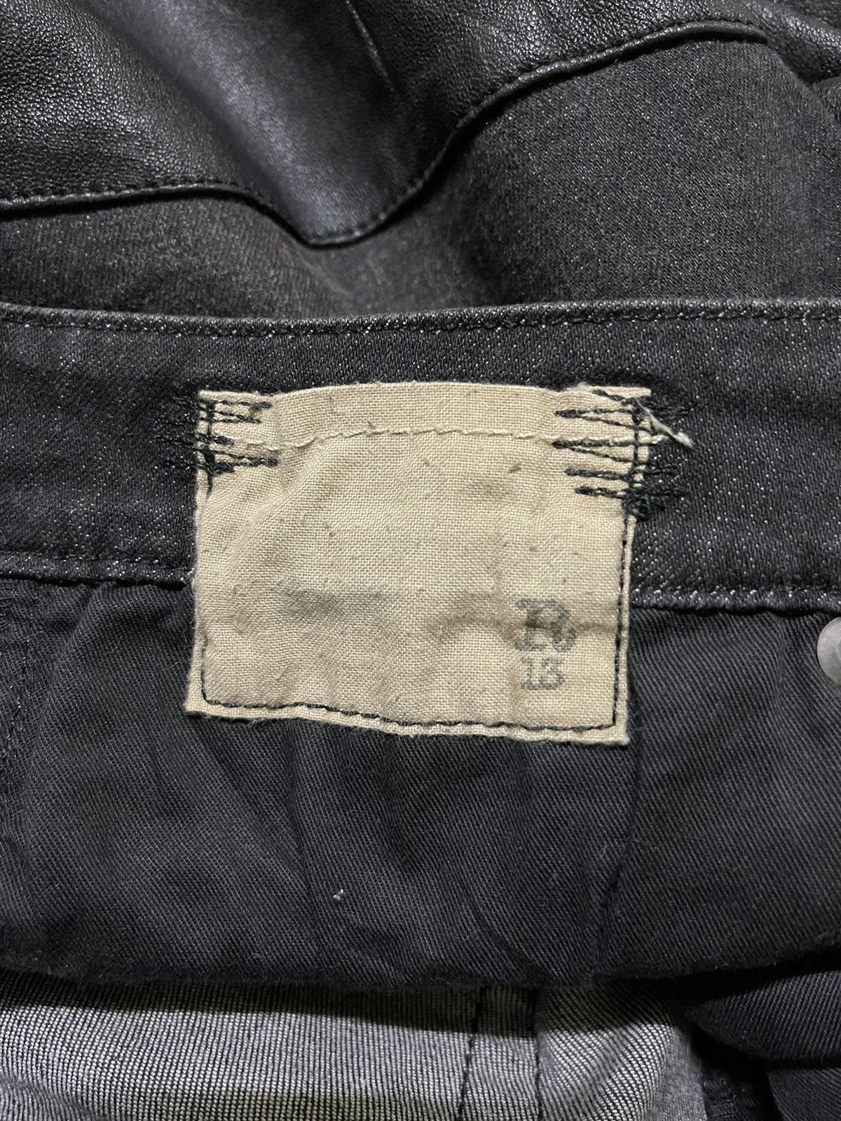 R13 R13 Black Chaps Jeans Size 30" / US 8 / IT 44 - 19 Thumbnail