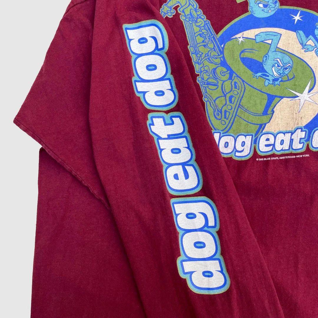 Band Tees × Vintage Dog Eat Dog 1995 Vintage L/S Blue Grape Band Tour T-Shirt Size US XL / EU 56 / 4 - 5 Thumbnail