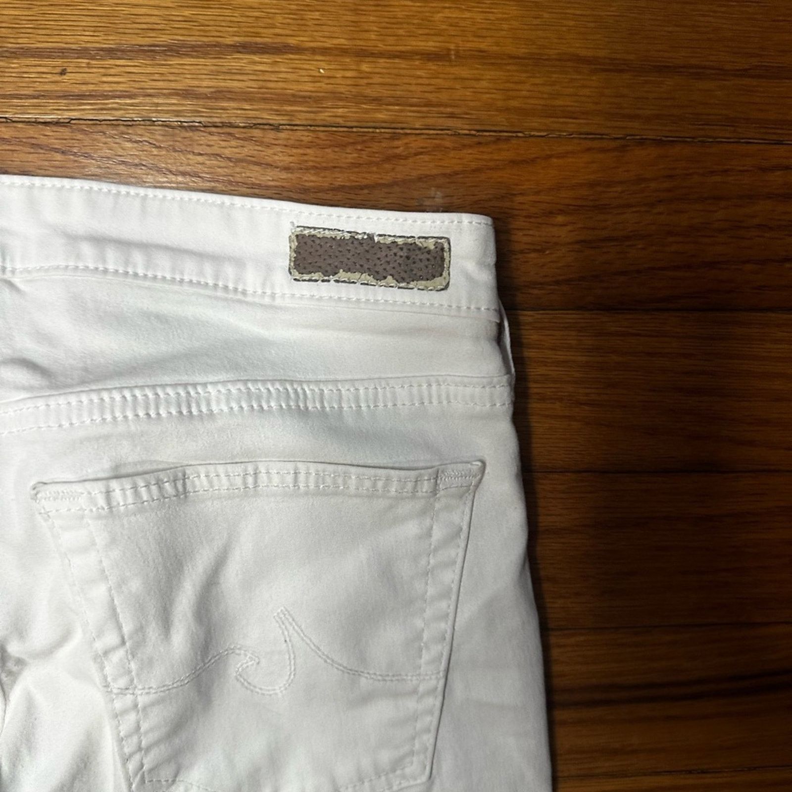 AG Adriano Goldschmied Adriano Goldschmied White Super Skinny Ankle Jeans Size 26" / US 2 / IT 38 - 9 Thumbnail