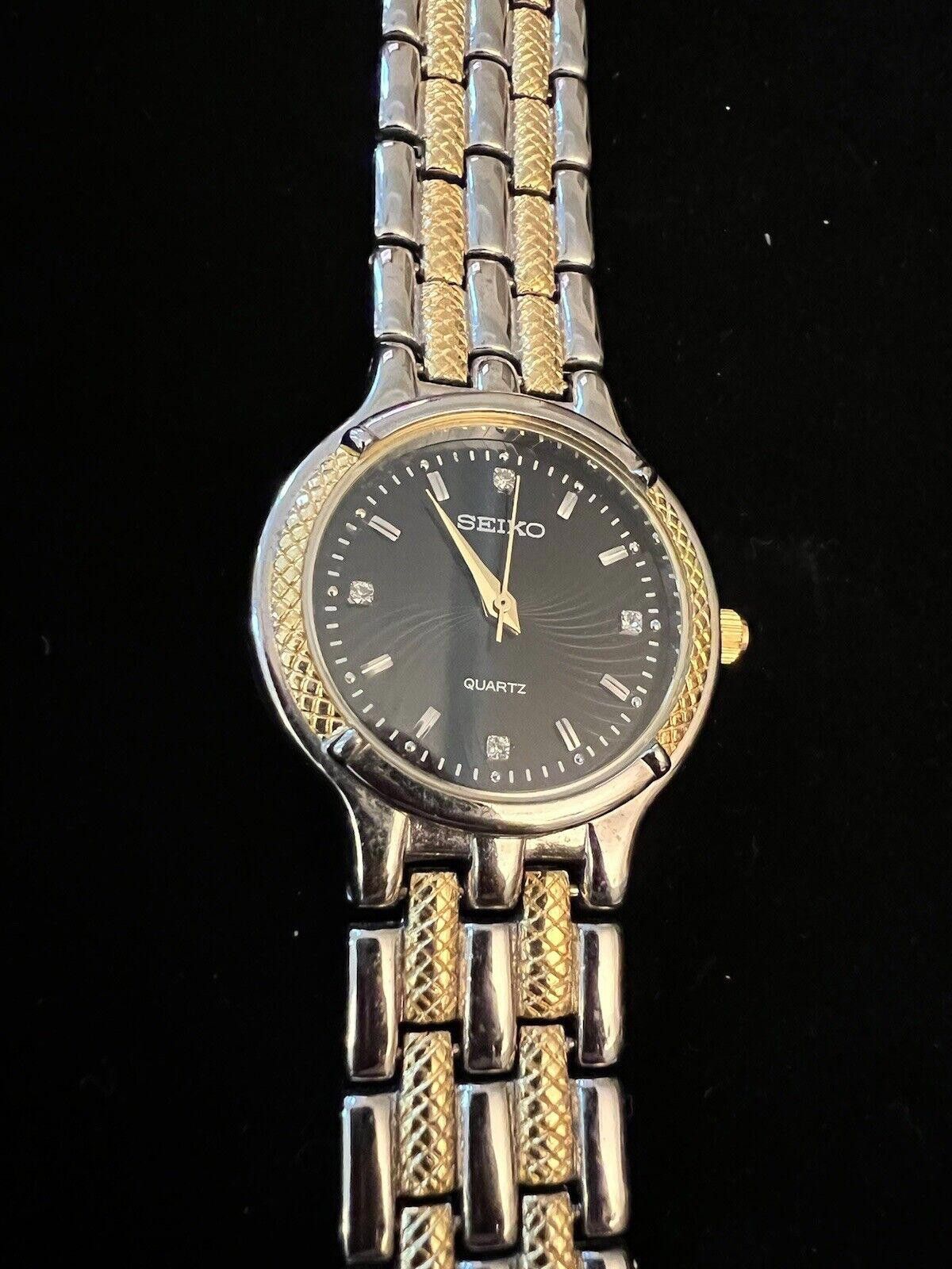 Seiko Ladies Watch 18K Electronic Gold Plated