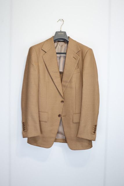 Tom Ford o1rshd1 New Spencer Giacca Jacket in Tan Size US S / EU 44-46 / 1 - 2 Thumbnail