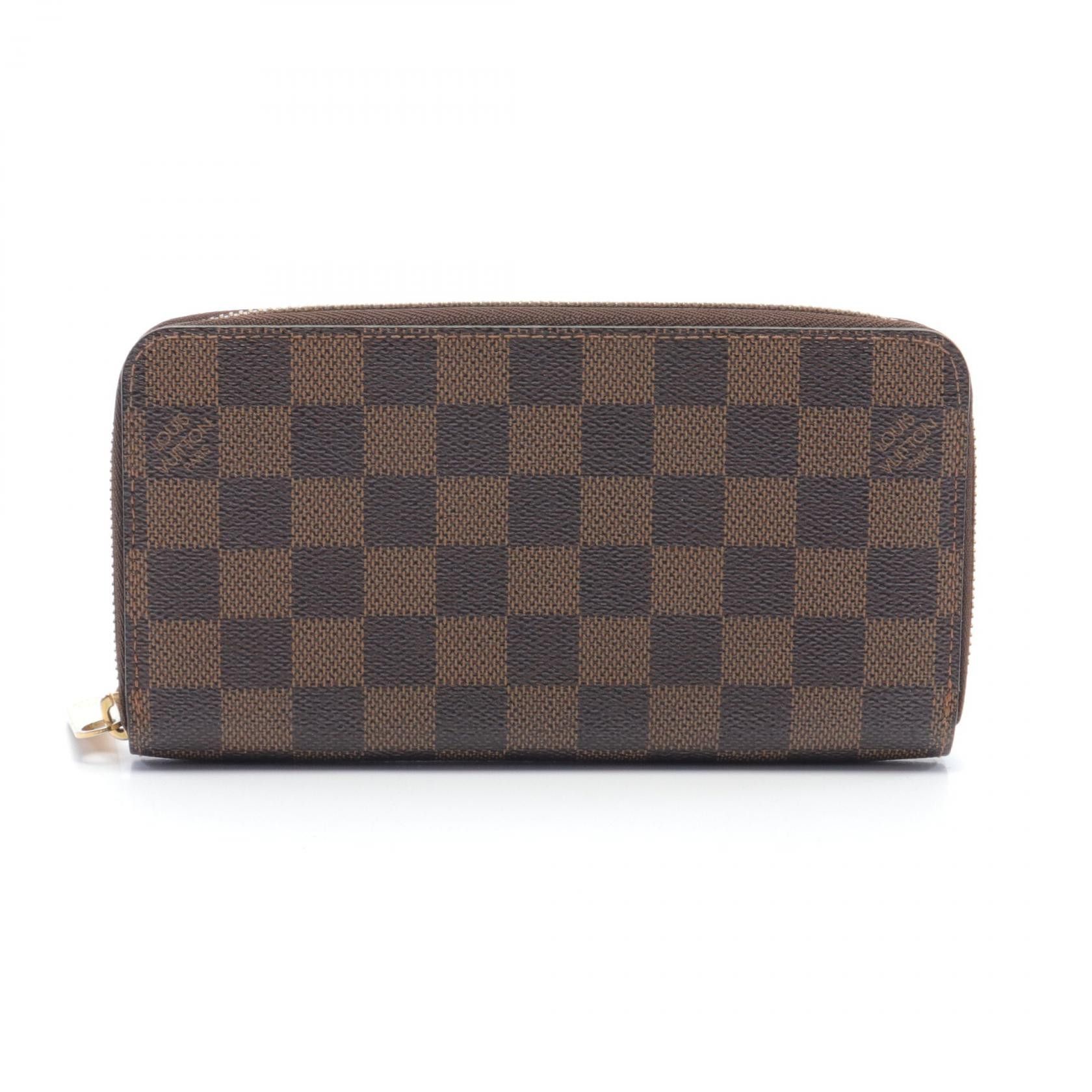 Louis Vuitton Louis Vuitton Damier Ebene Zippy Wallet Canvas Long Wallet N60015 in Very Good Condition Size ONE SIZE - 1 Thumbnail