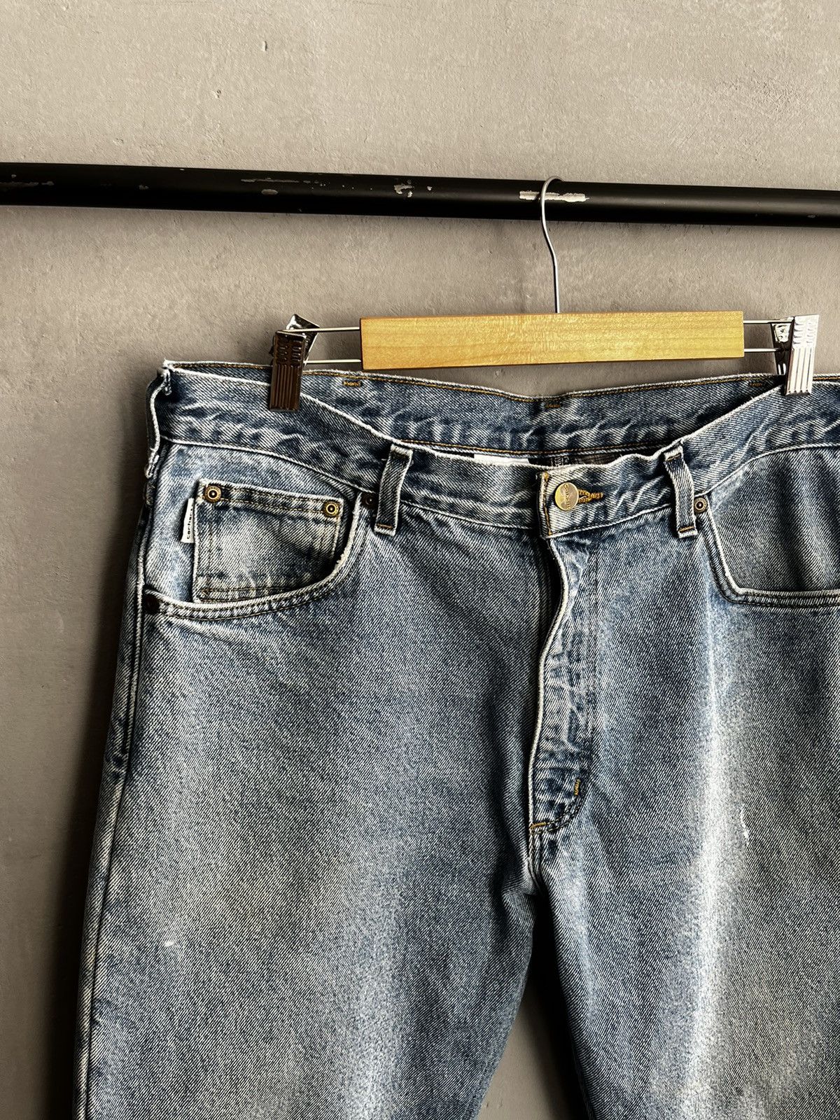 Carhartt × Vintage Carhartt denim vintage 90s Size US 36 / EU 52 - 3 Thumbnail