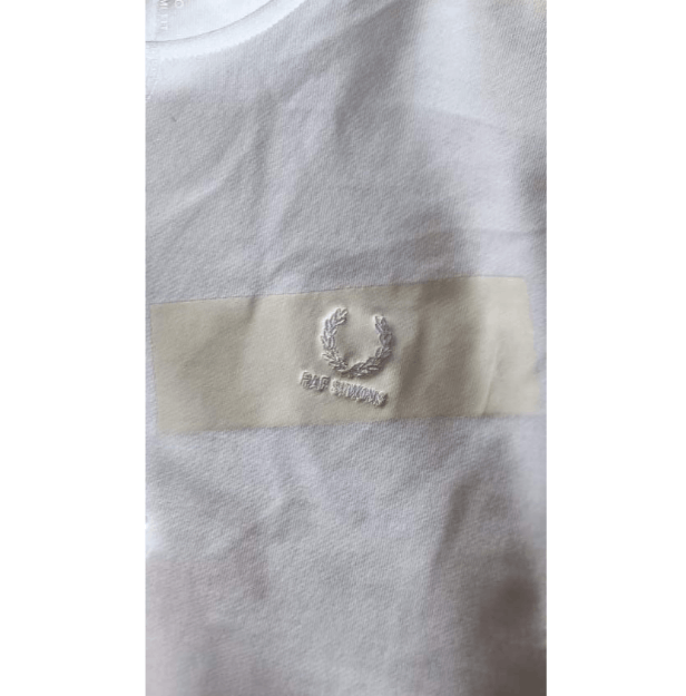 Fred Perry × Raf Simons Raf Simons x Fred Perry Tape Detail Hoodie Size US L / EU 52-54 / 3 - 8 Thumbnail