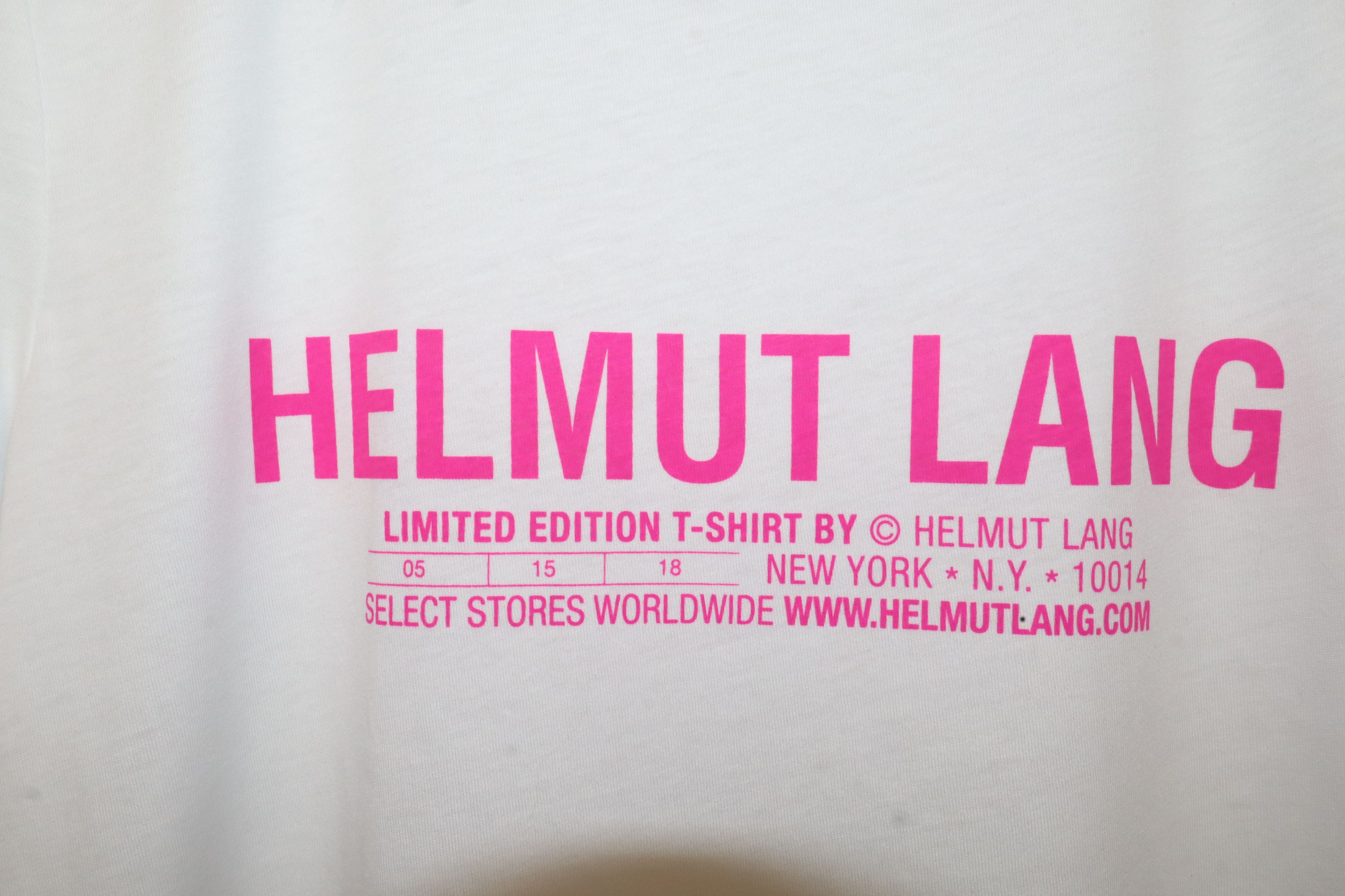 Helmut Lang Logo print t-shirt Size XS / US 0-2 / IT 36-38 - 3 Thumbnail