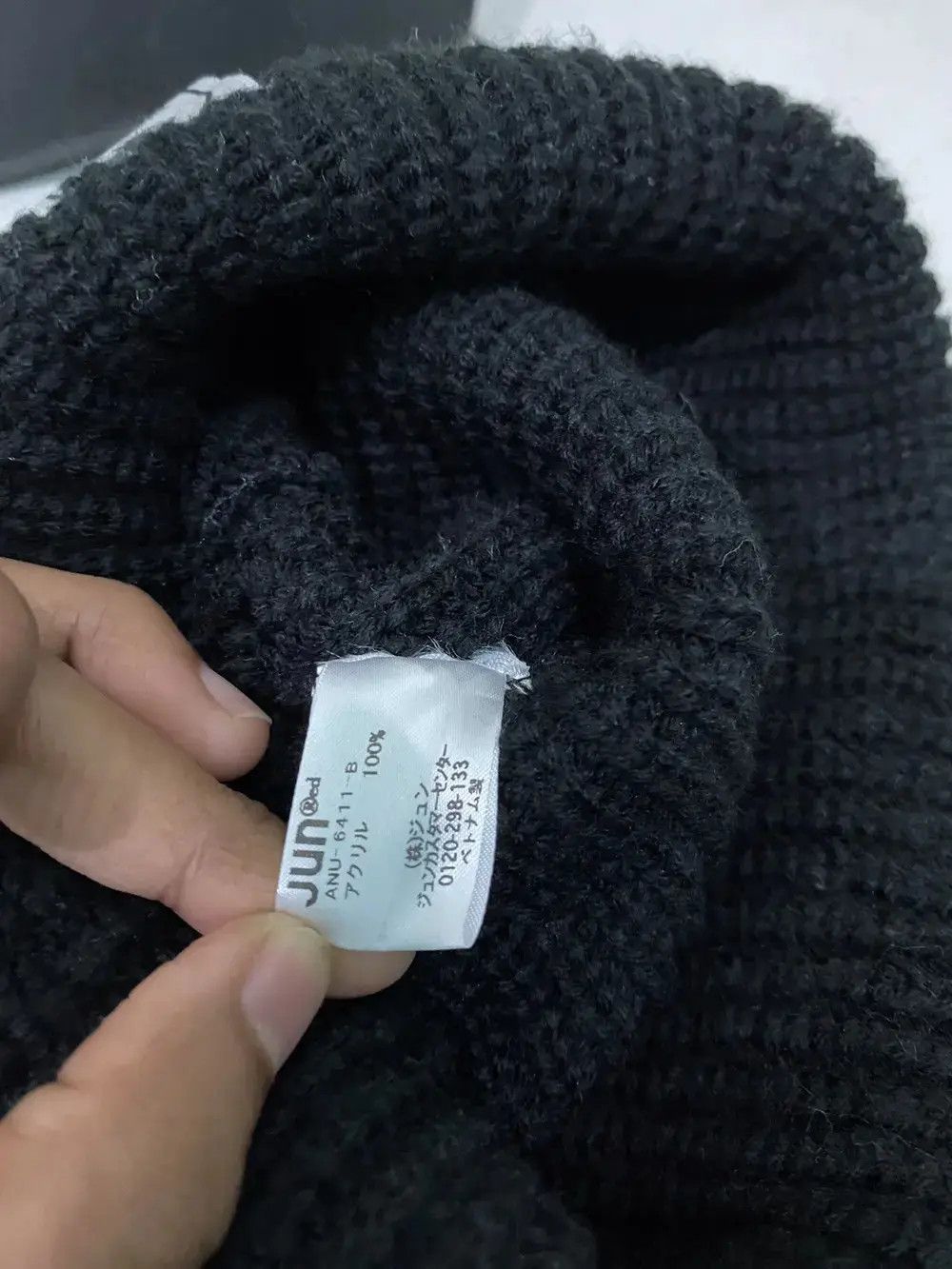 Japanese Brand × Vintage Japanese Brand Junred Knit Beanie Hat Size ONE SIZE - 5 Thumbnail