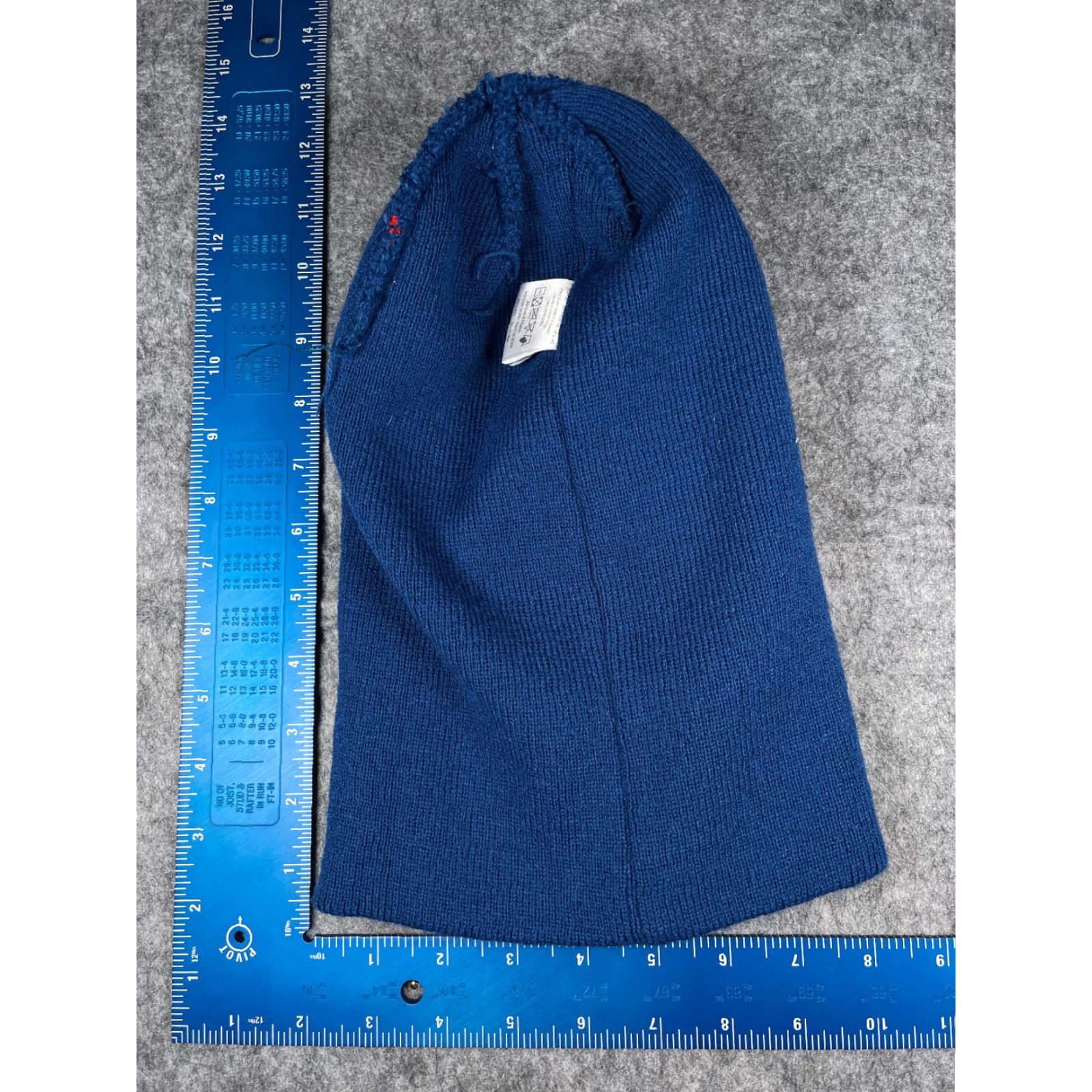 Mad Engine VINTAGE Pabst Blue Ribbon Beanie Mad Engine Beanie Adults One Size Blue Striped Acrylic Knit Beanie Mens Size ONE SIZE - 6 Thumbnail