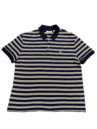 Lacoste Vintage Lacoste Regular Fit Striped Polo Size L Size US L / EU 52-54 / 3 - 1 Thumbnail
