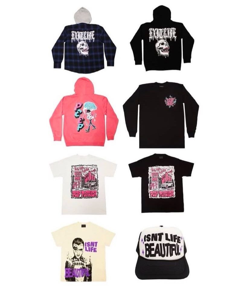 Lil Peep Exit Life flannel hoodie Size US M / EU 48-50 / 2 - 9 Thumbnail