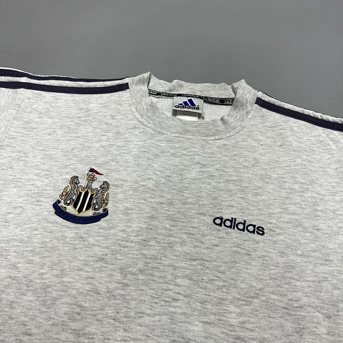 Adidas × Vintage Vintage Adidas New Castle United 90s soccer sweatshirt Size US S / EU 44-46 / 1 - 5 Thumbnail