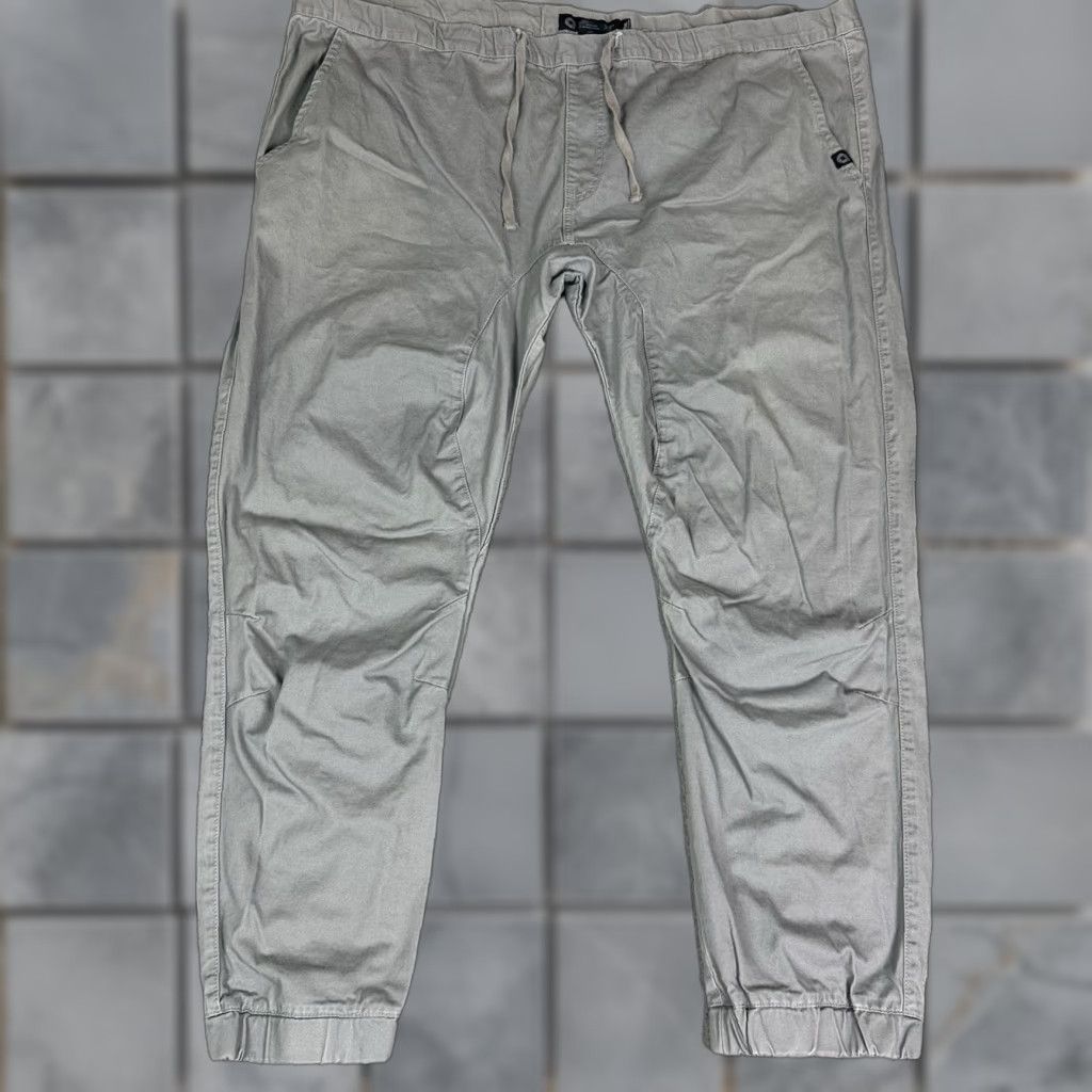 Akademiks Akademiks Pants Men 5XL Gray Joggers Pull On Pockets Drawstring Cotton Chino Shirt Size US 39 - 1 Thumbnail