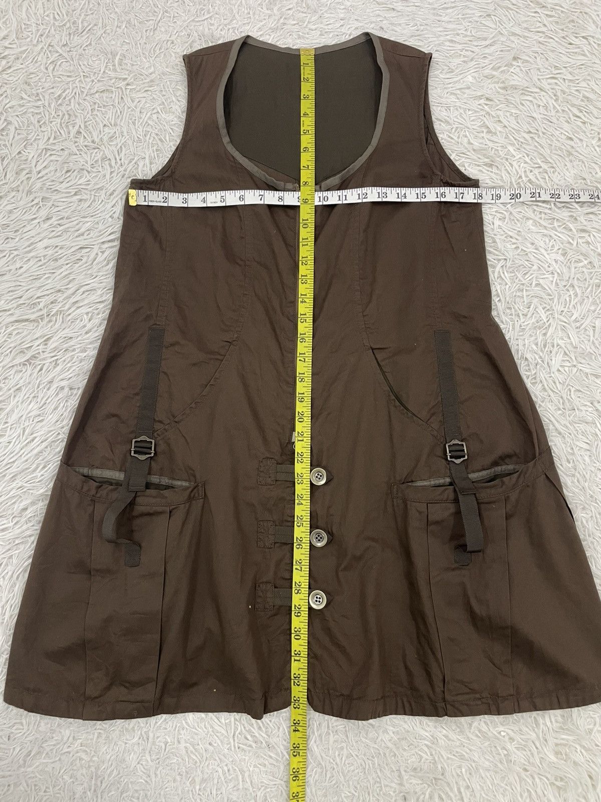 Japanese Brand LGB Inspired Dress Buttons Zipper Size S / US 4 / IT 40 - 5 Thumbnail