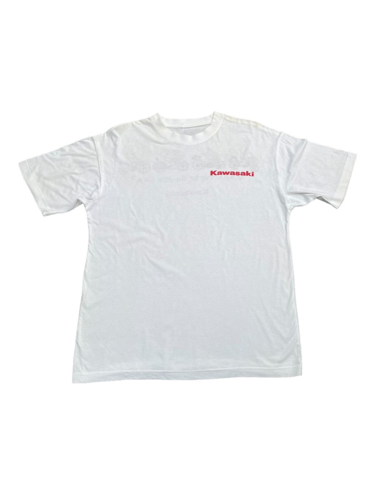 Vintage Vintage Kawasaki Tshirt Size US L / EU 52-54 / 3 - 2 Thumbnail