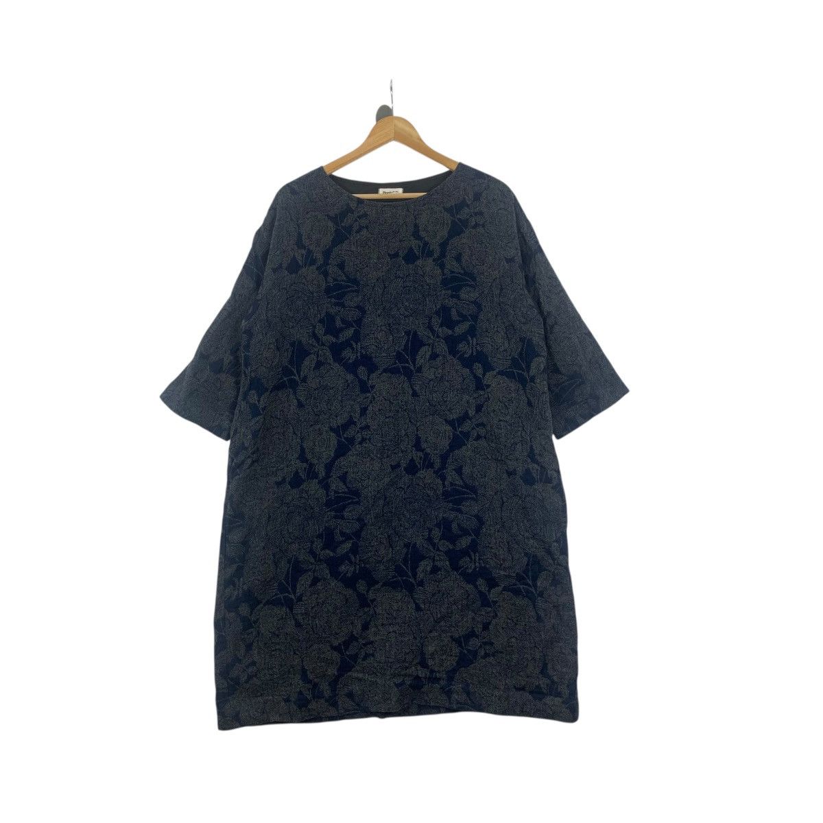Issey Miyake Vintage ISSEY MIYAKE PLANTATION Paisley Maxi Dress Top Over Size L / US 10 / IT 46 - 1 Thumbnail