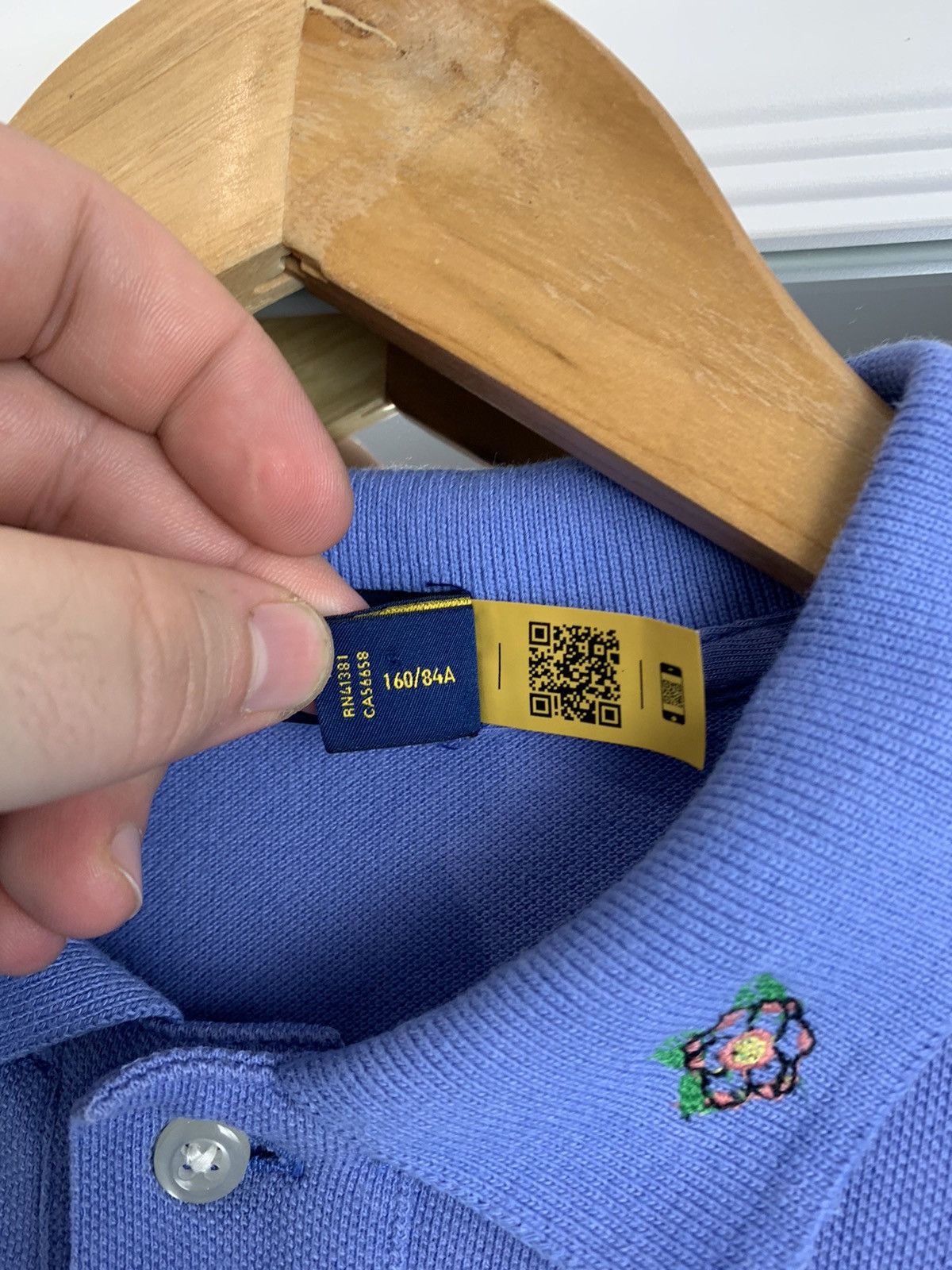 Ralph Lauren Polo Ralph Lauren Blue Embroidered Polo Shir Art Polo Size:S Size S / US 4 / IT 40 - 12 Thumbnail