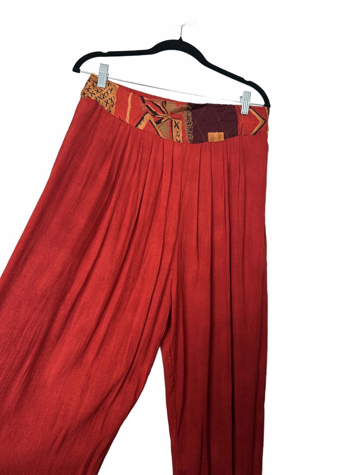 Designer Vintage 90s 80s style High Waist Wide Leg Pants Size 40" / US 18 - 1 Thumbnail