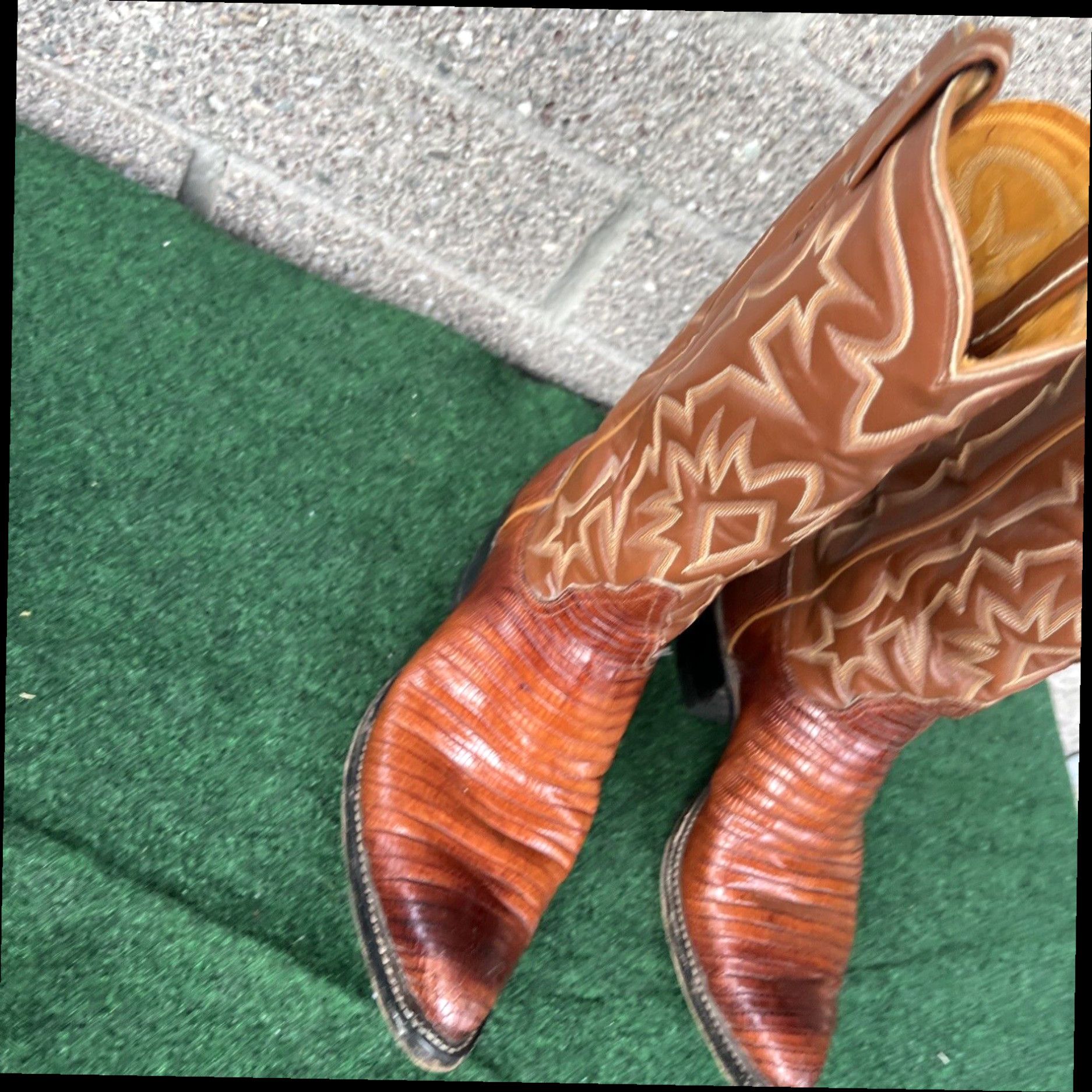 Tony Lama Tony Lama Boots Brown Men’s Size 9D Style 8030 Size US 9 / EU 42 - 3 Thumbnail