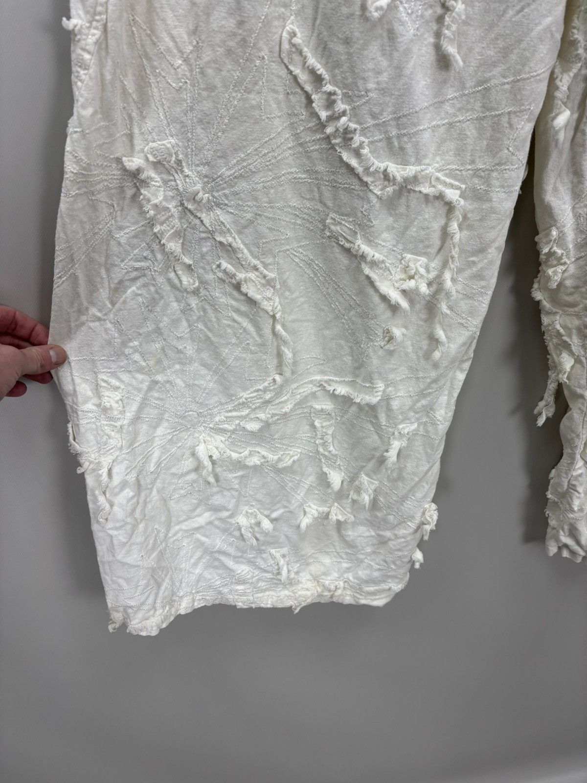 Other Womens linen pants Y2k style ART Size XL/XXL Color White Size 28" / US 6 / IT 42 - 6 Thumbnail